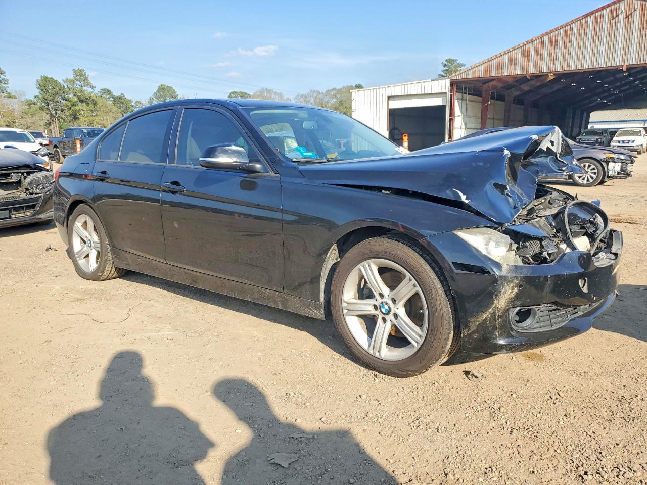2015 Bmw 328 I Black vin: WBA3A5C53FF610041