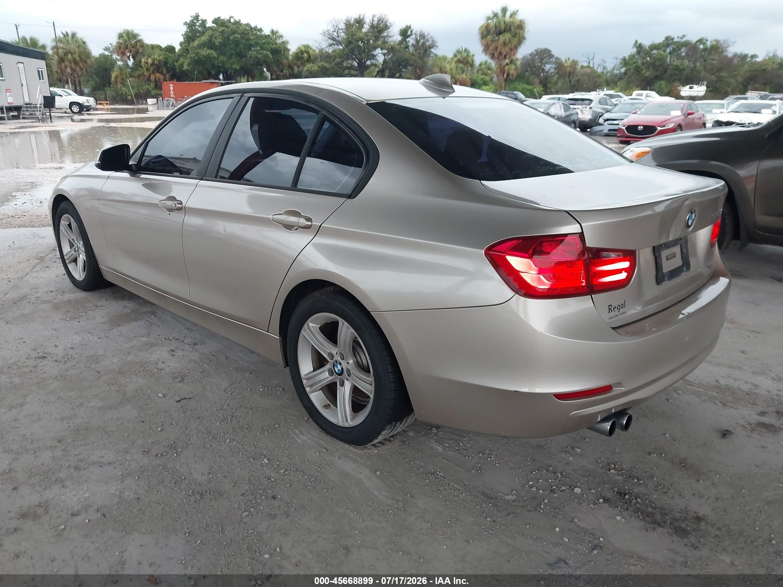2015 Bmw 328i   Золотой vin: WBA3A5C53FP605089