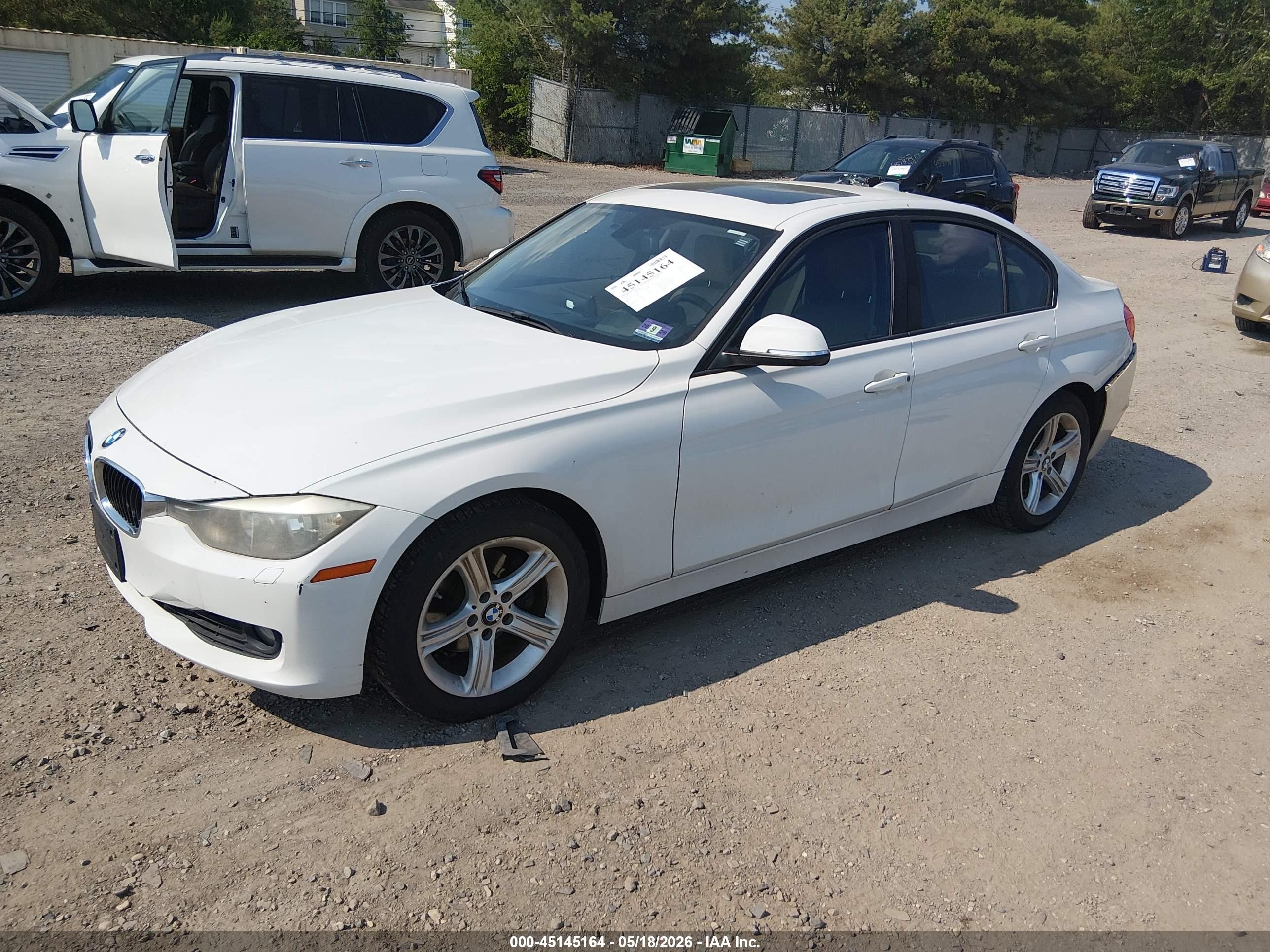 2012 Bmw 328i   White vin: WBA3A5C54CF258079