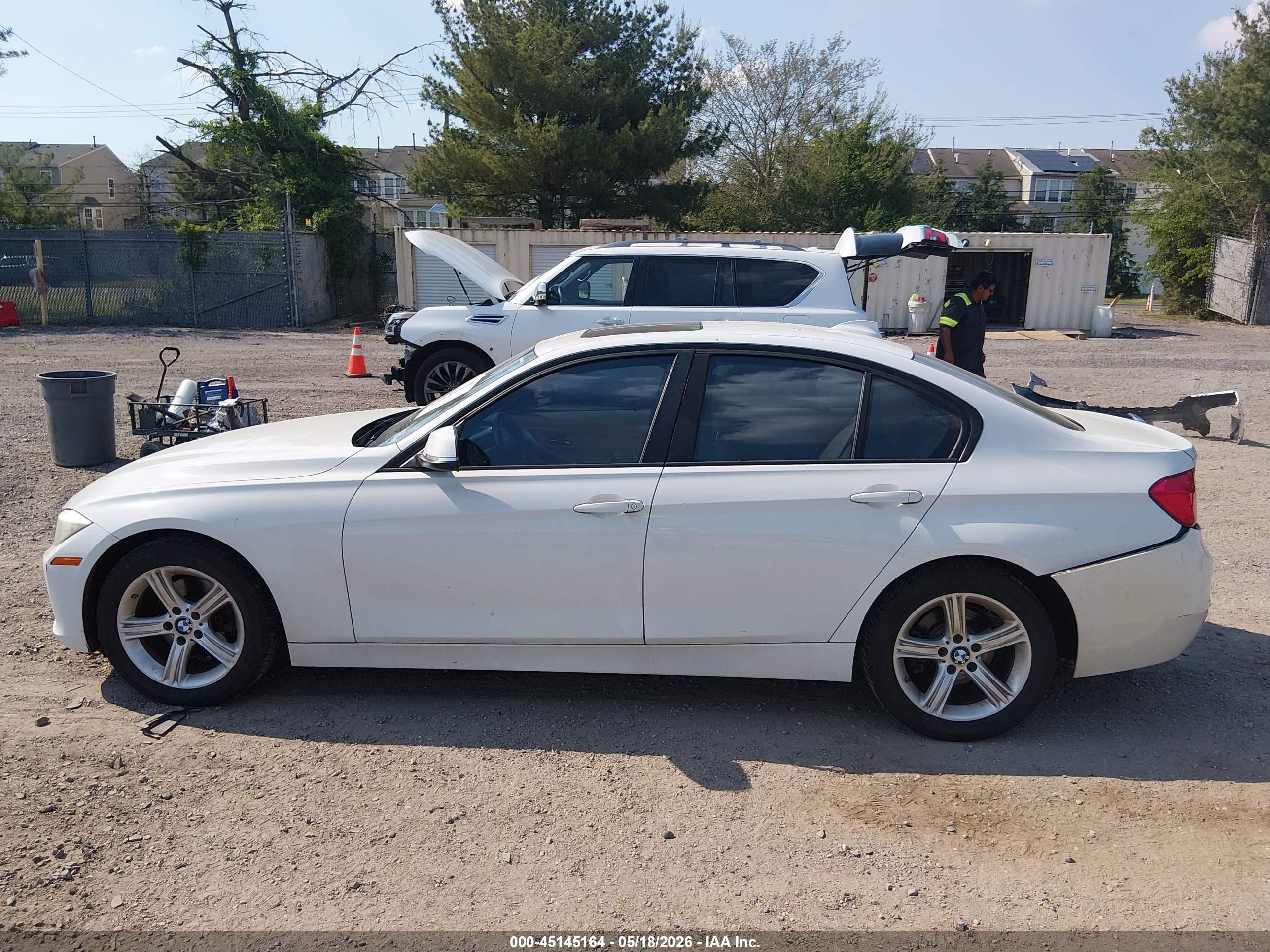 2012 Bmw 328i   White vin: WBA3A5C54CF258079