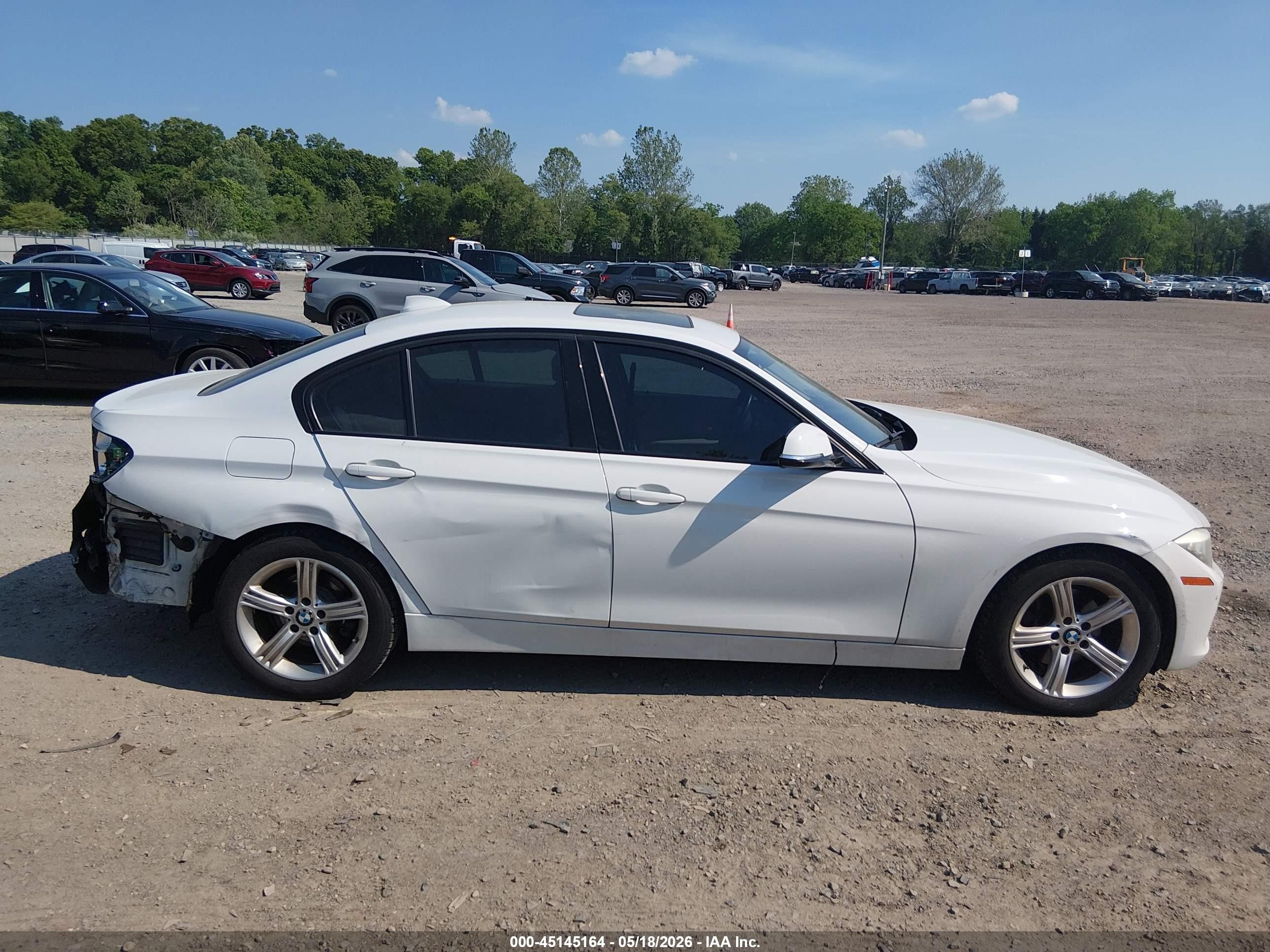 2012 Bmw 328i   White vin: WBA3A5C54CF258079