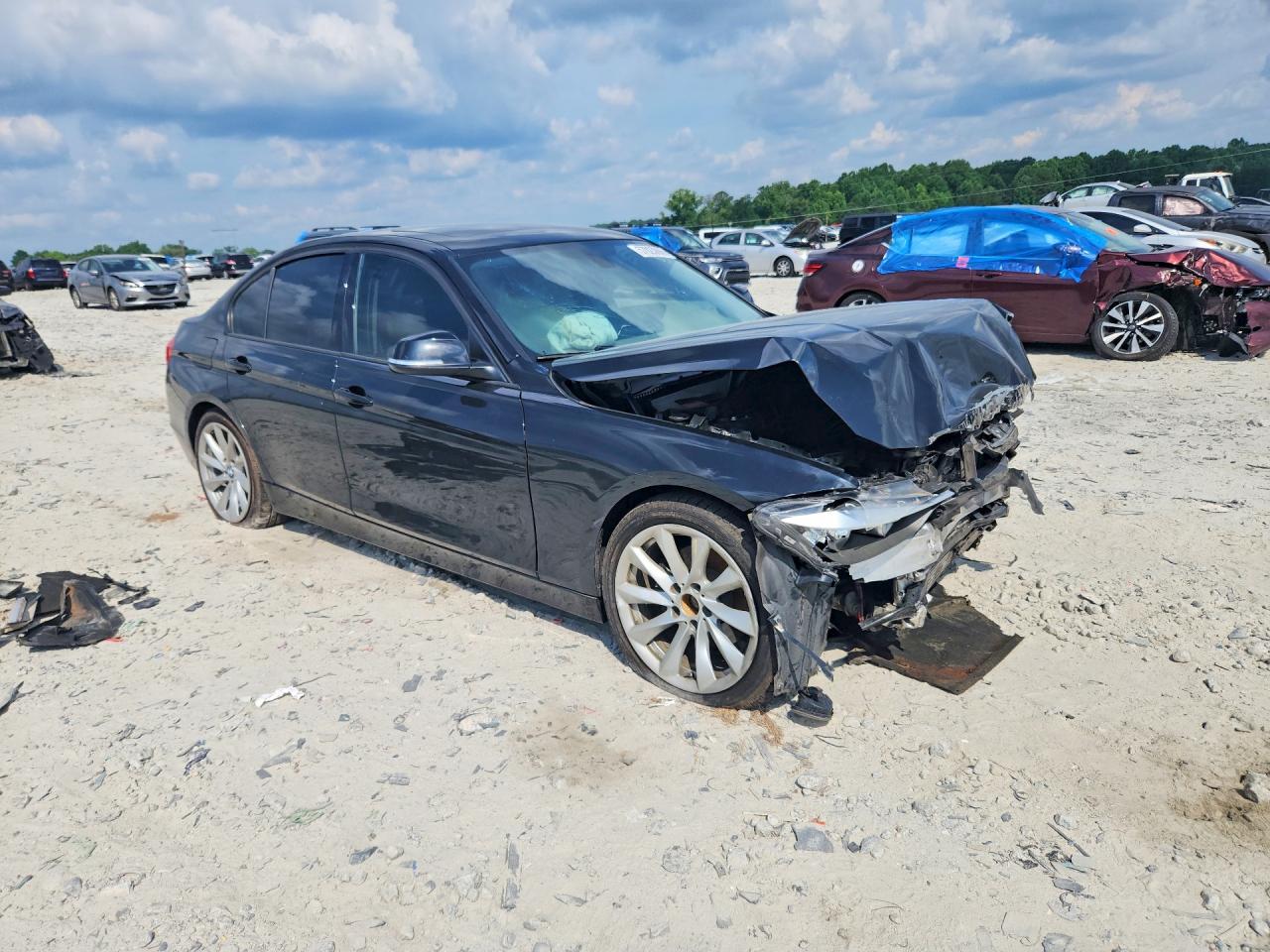 2012 Bmw 328 I Black vin: WBA3A5C54CF341995