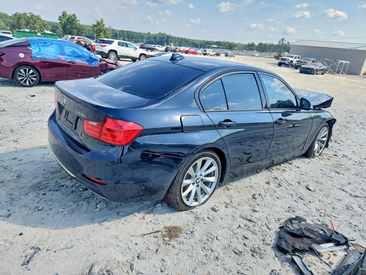 2012 Bmw 328 I Black vin: WBA3A5C54CF341995