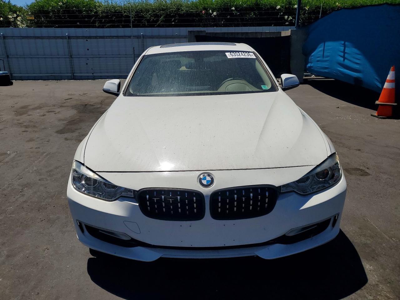 2012 Bmw 328 I White vin: WBA3A5C54CF342080