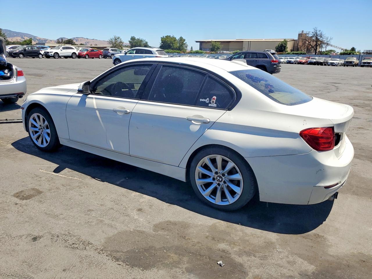 2012 Bmw 328 I White vin: WBA3A5C54CF342080