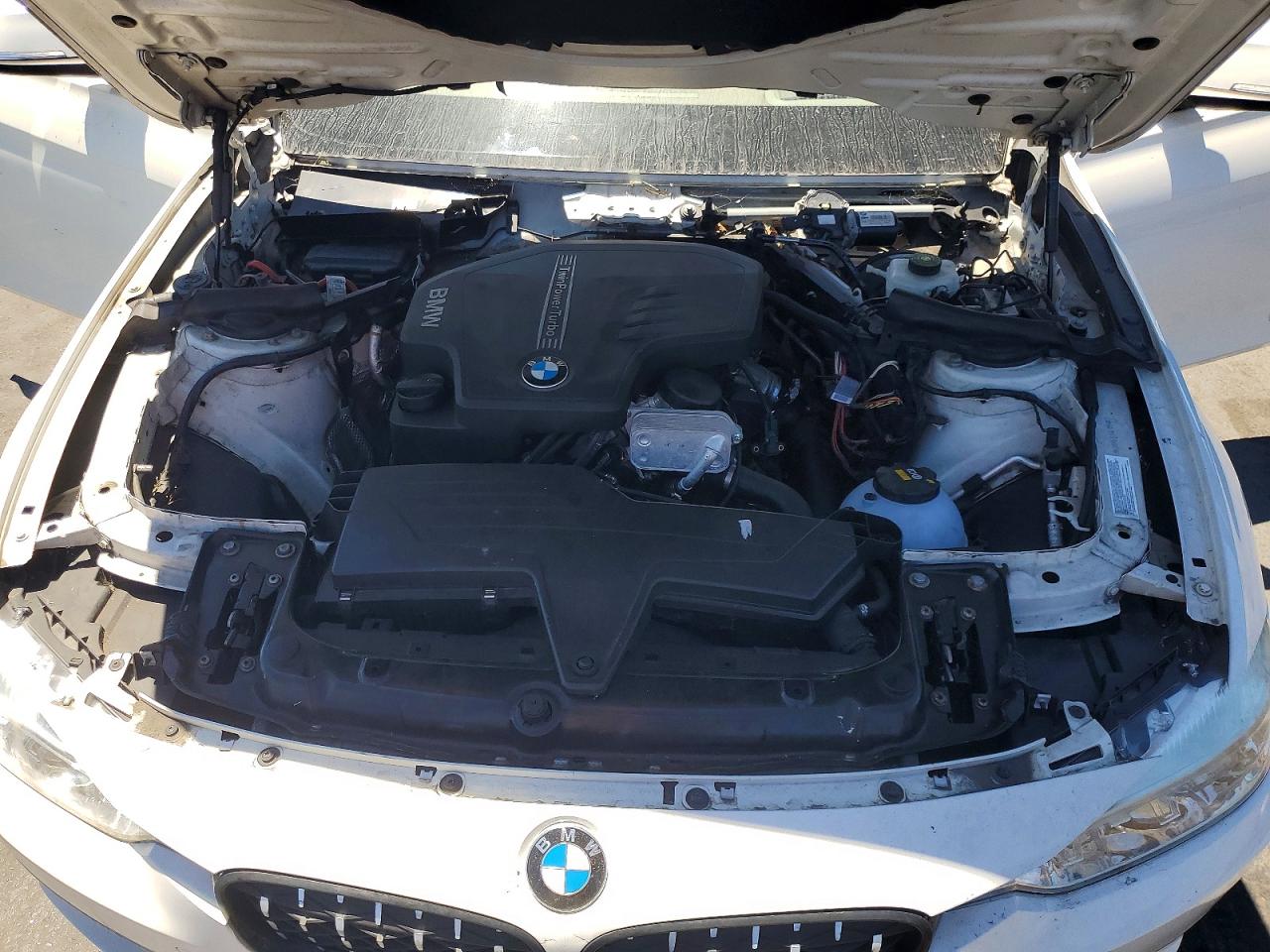 2012 Bmw 328 I White vin: WBA3A5C54CF342080
