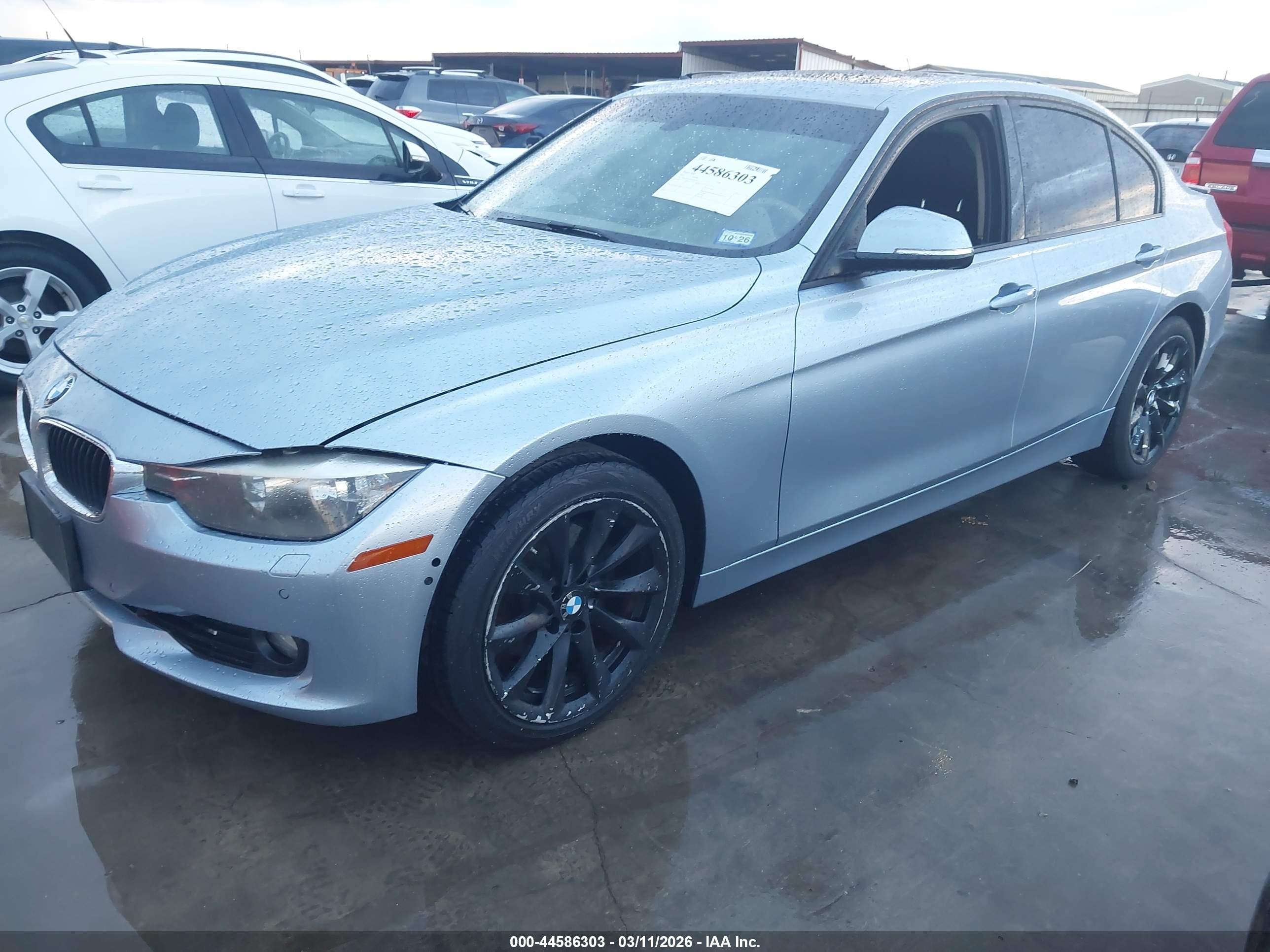 2012 Bmw 328i   Light Blue vin: WBA3A5C54CF350163