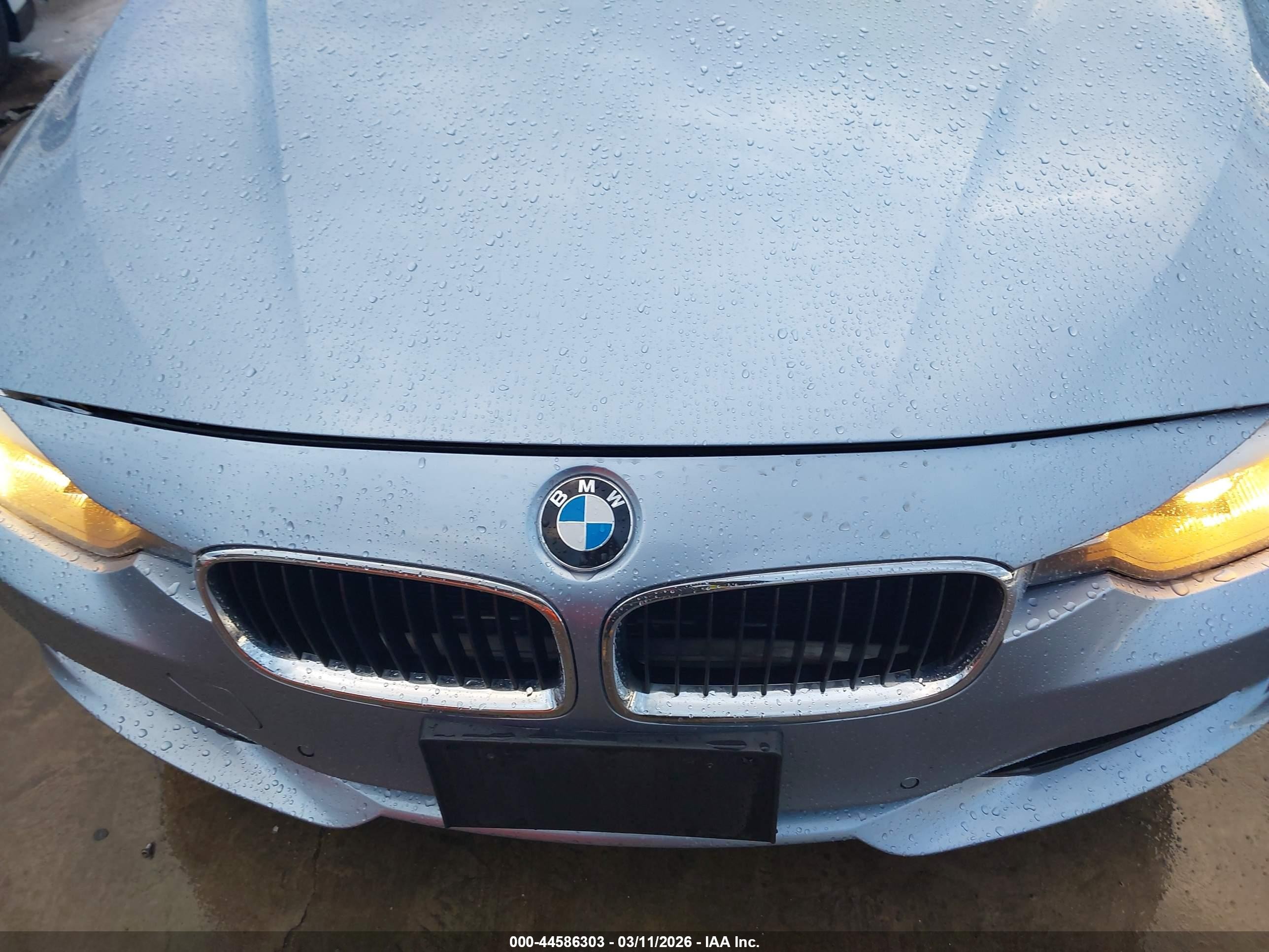 2012 Bmw 328i   Light Blue vin: WBA3A5C54CF350163