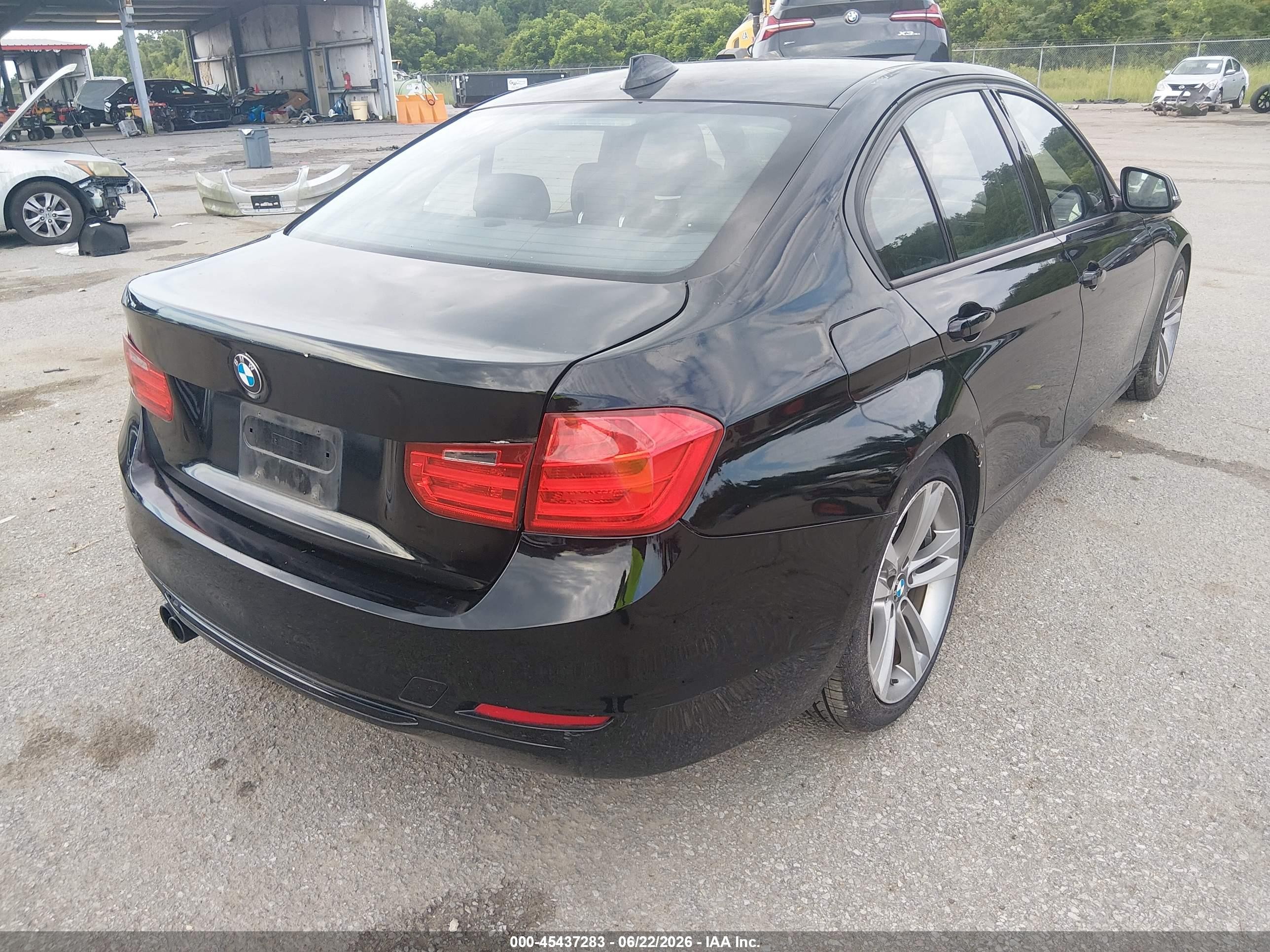 2013 Bmw 328i   Black vin: WBA3A5C54DF350312