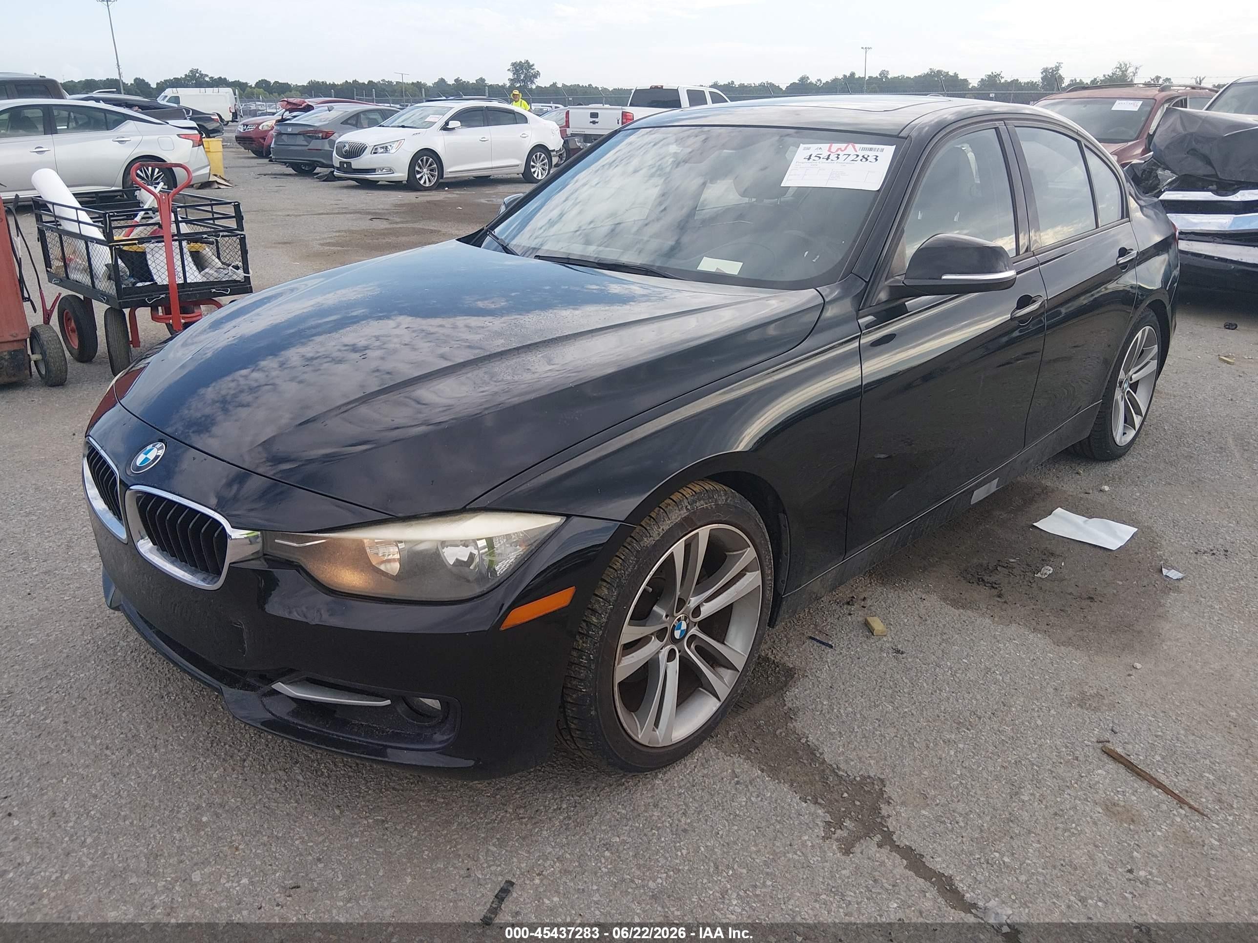 2013 Bmw 328i   Black vin: WBA3A5C54DF350312