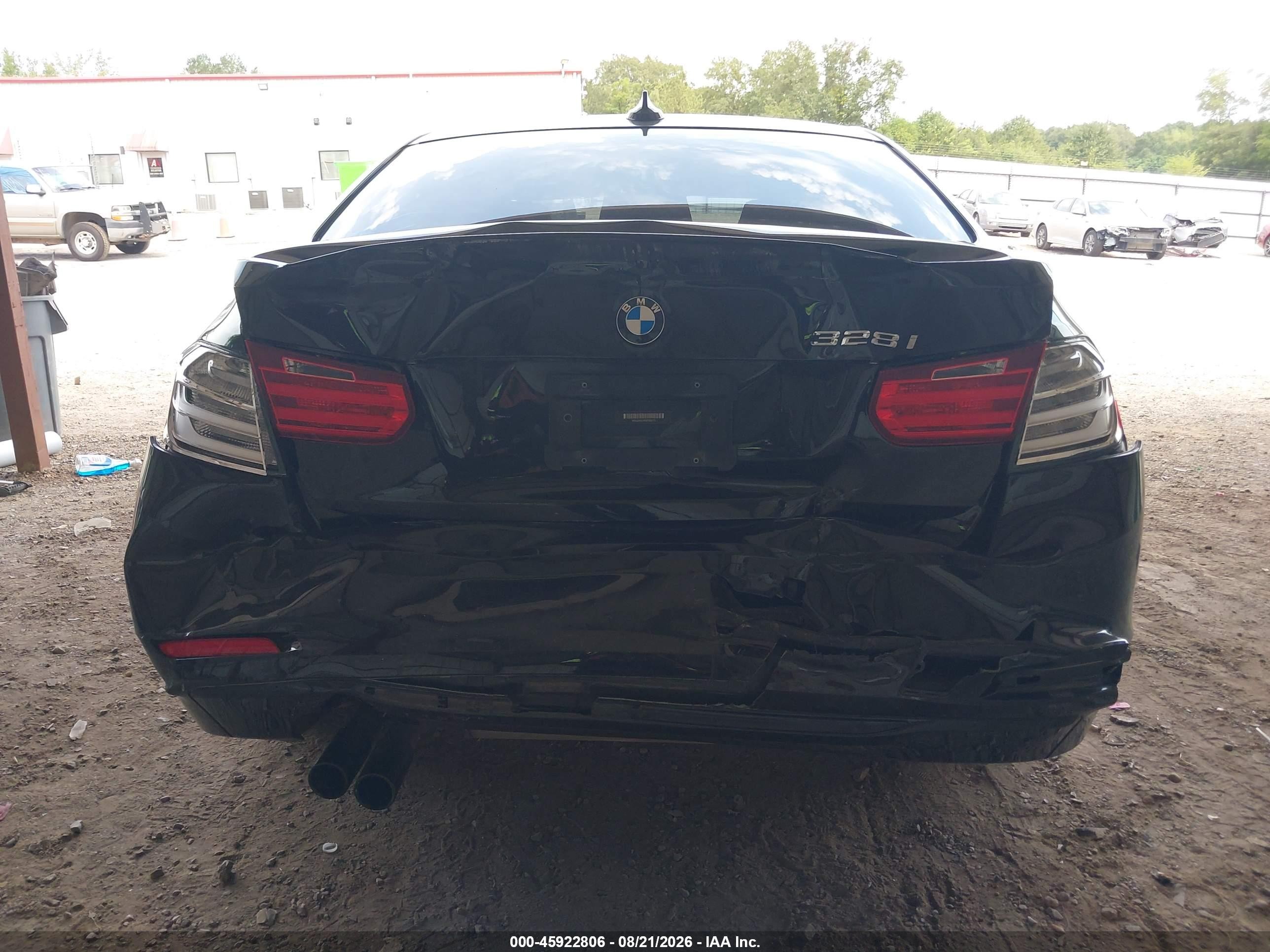 2013 Bmw 328i Black vin: WBA3A5C54DF359771