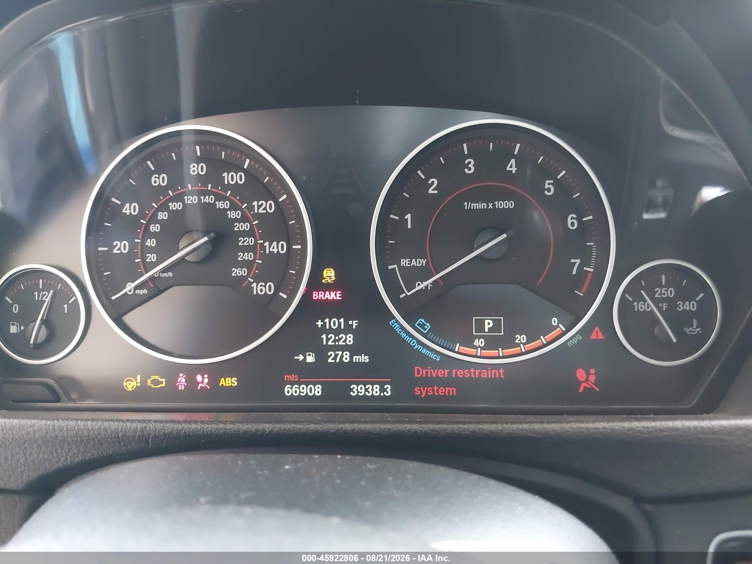 2013 Bmw 328i Black vin: WBA3A5C54DF359771