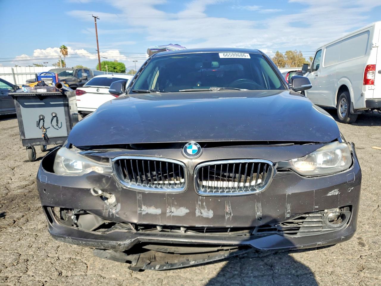 2013 Bmw 328 I Gray vin: WBA3A5C54DF601104