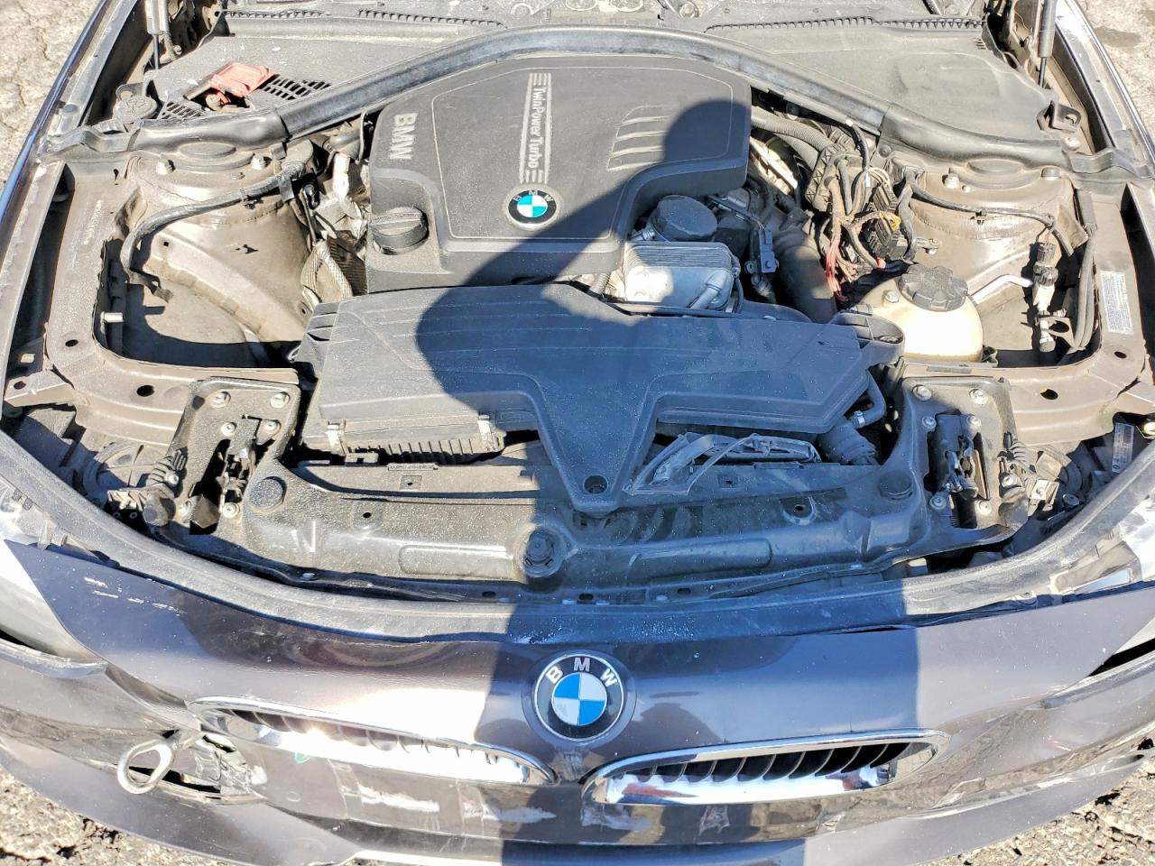 2013 Bmw 328 I Gray vin: WBA3A5C54DF601104