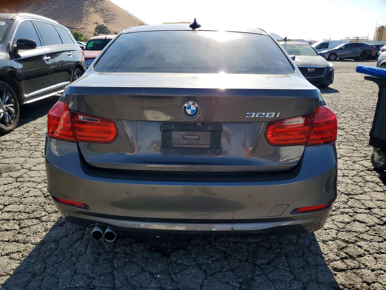 2013 Bmw 328 I Gray vin: WBA3A5C54DF601104