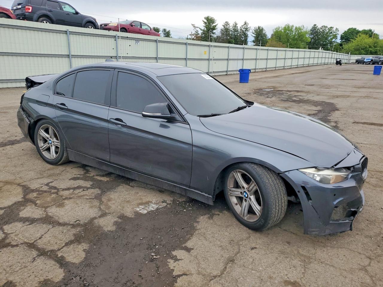 2013 Bmw 328 I Gray vin: WBA3A5C54DJ460838