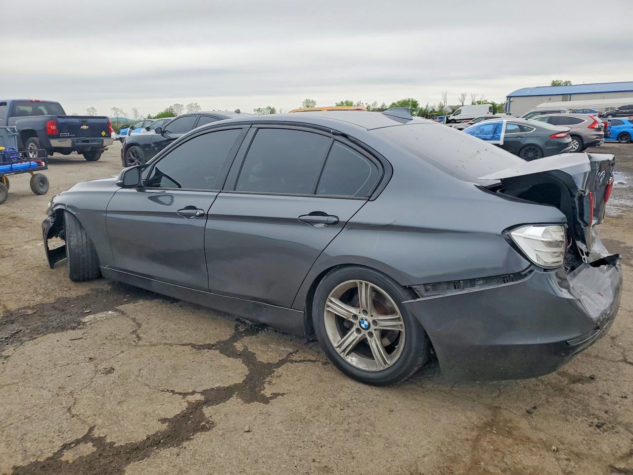 2013 Bmw 328 I Gray vin: WBA3A5C54DJ460838
