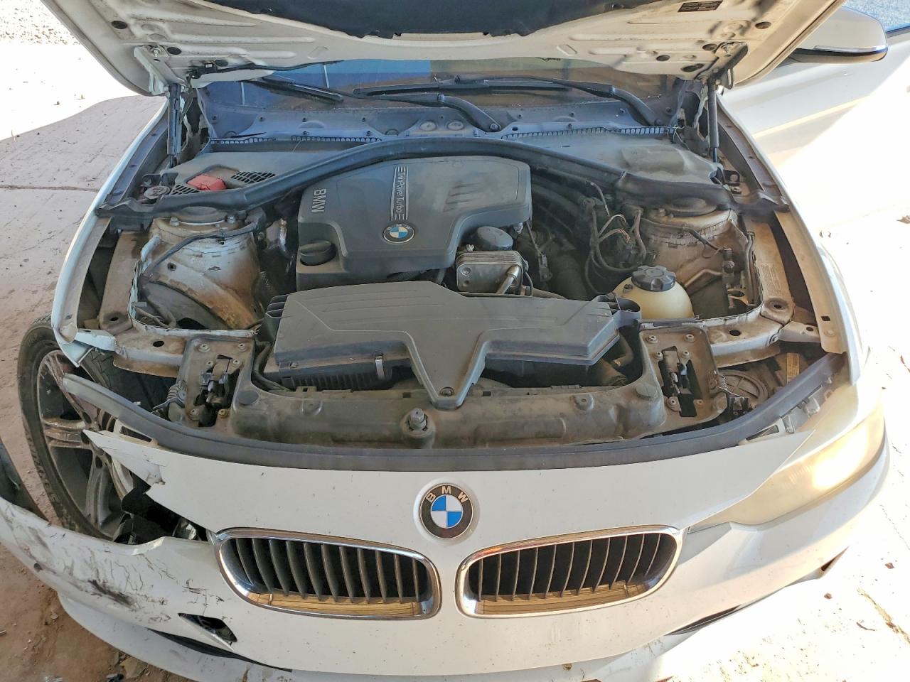2013 Bmw 328 I White vin: WBA3A5C54DJ461066