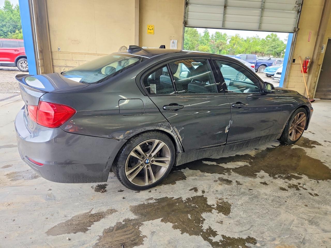 2014 Bmw 328 I Gray vin: WBA3A5C54EP600109