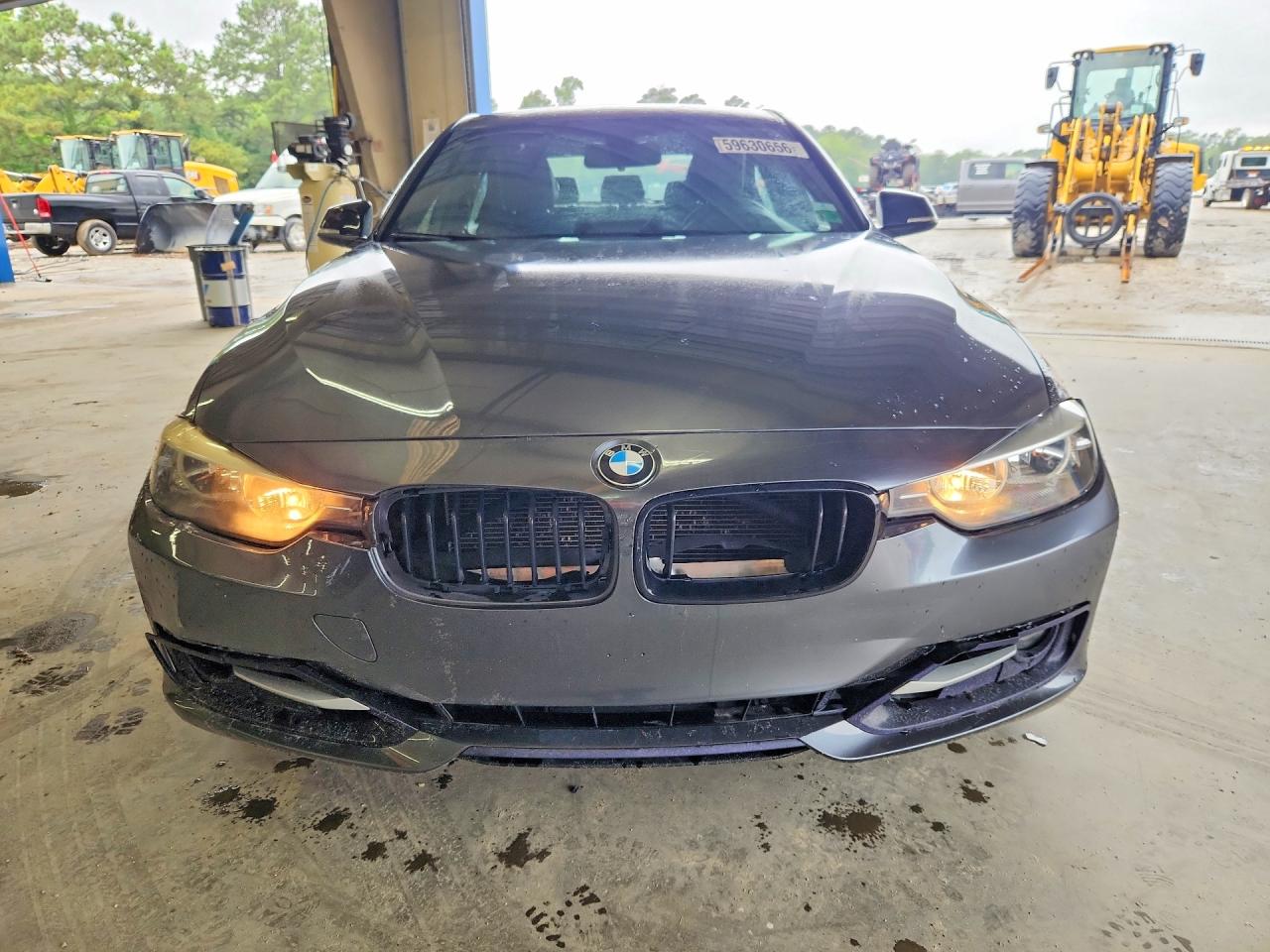 2014 Bmw 328 I Gray vin: WBA3A5C54EP600109