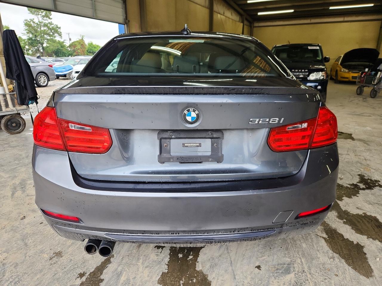 2014 Bmw 328 I Gray vin: WBA3A5C54EP600109