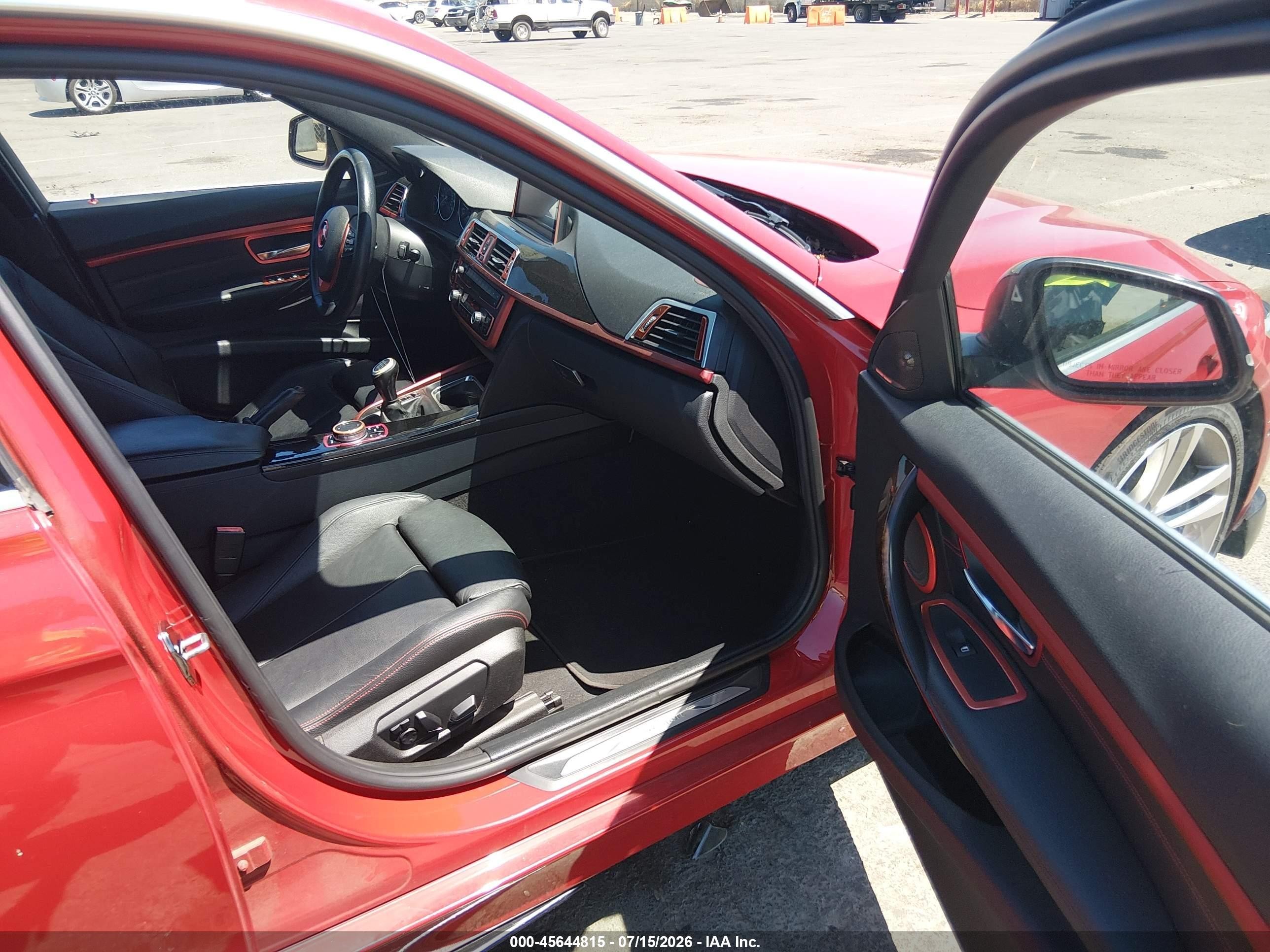 2015 Bmw 328i   Red vin: WBA3A5C54FF453653