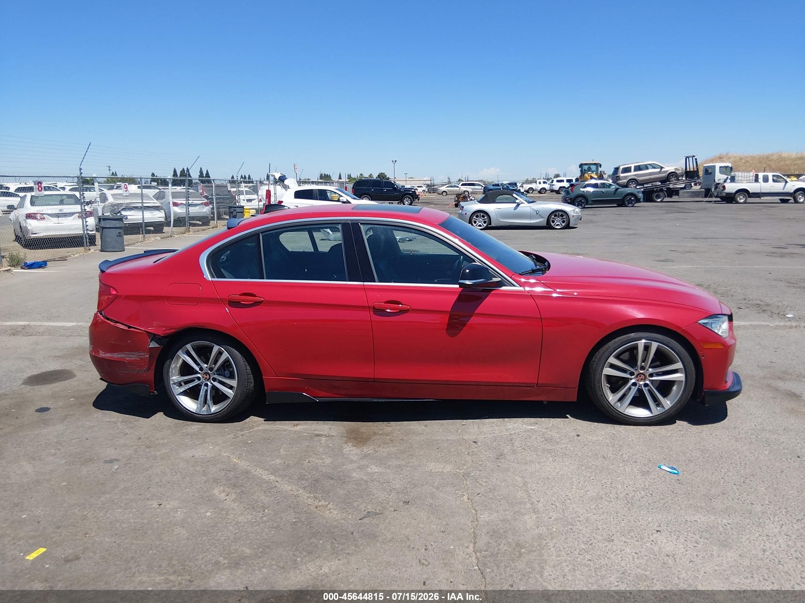 2015 Bmw 328i   Red vin: WBA3A5C54FF453653