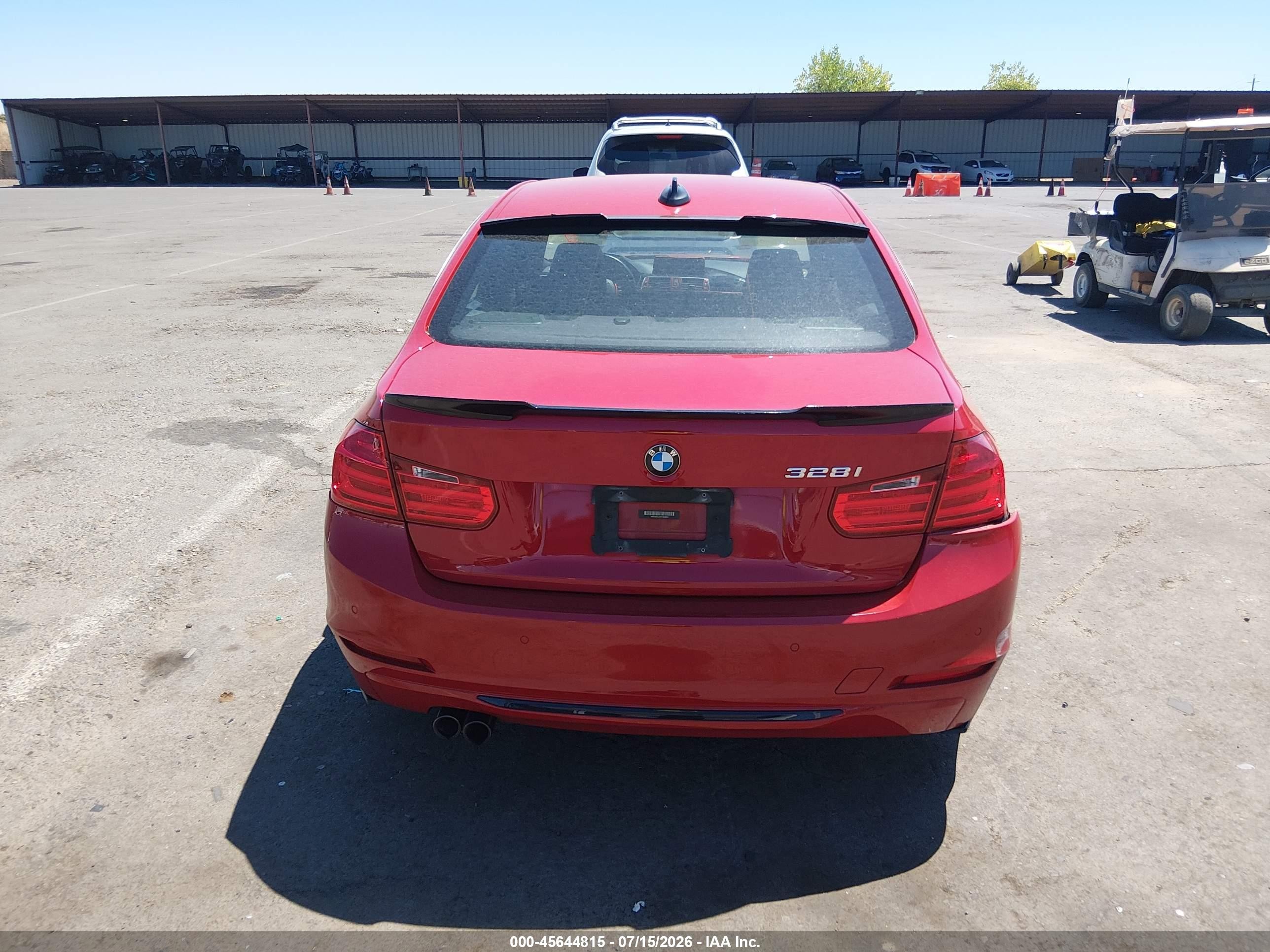 2015 Bmw 328i   Red vin: WBA3A5C54FF453653