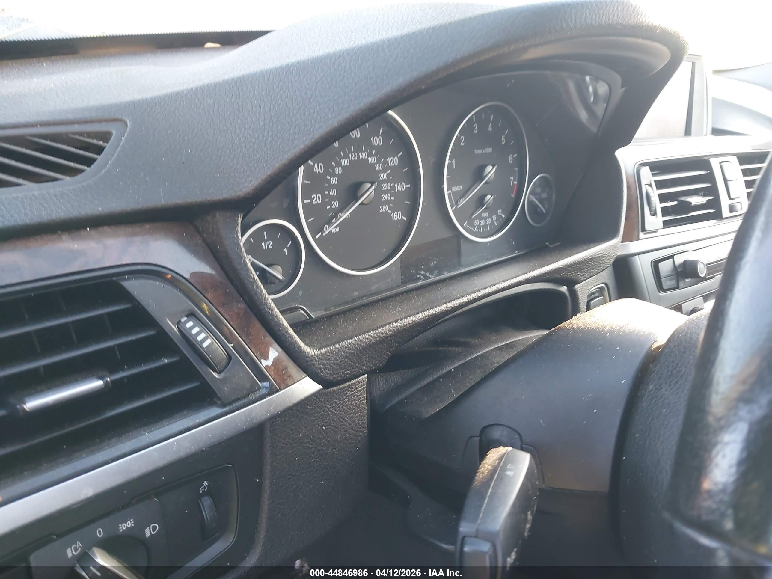 2015 Bmw 328i Black vin: WBA3A5C54FF609481