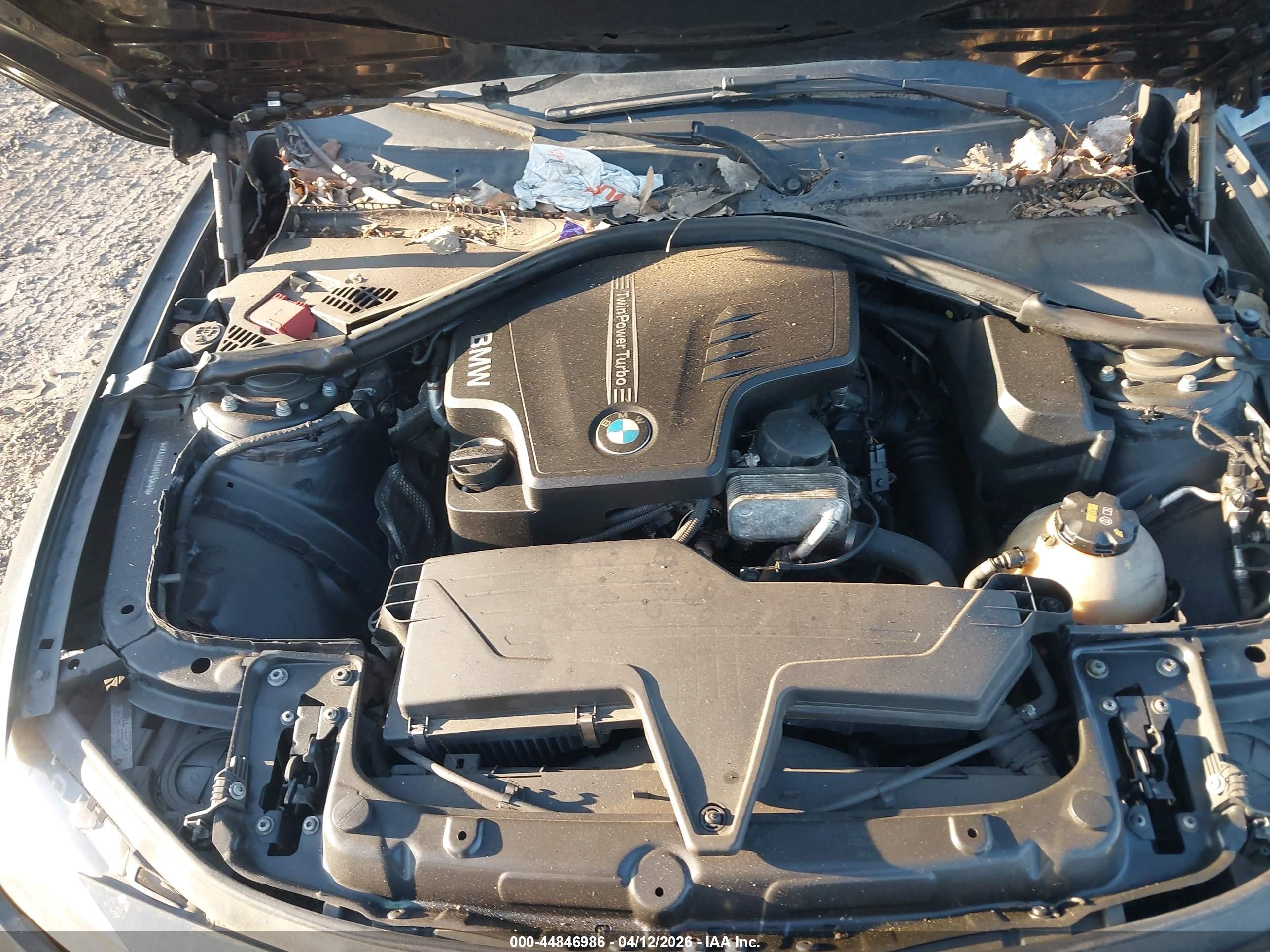 2015 Bmw 328i Black vin: WBA3A5C54FF609481