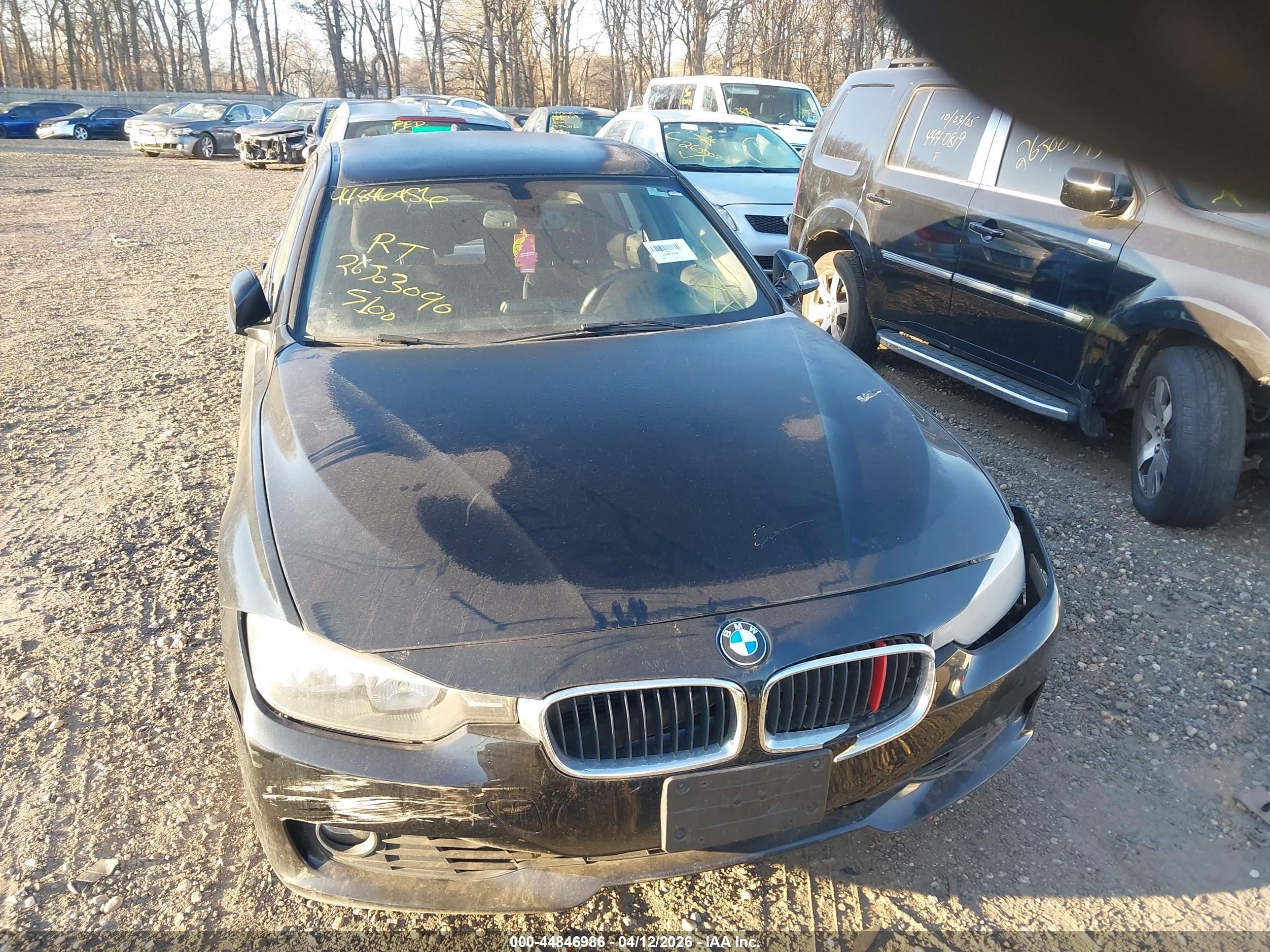 2015 Bmw 328i Black vin: WBA3A5C54FF609481