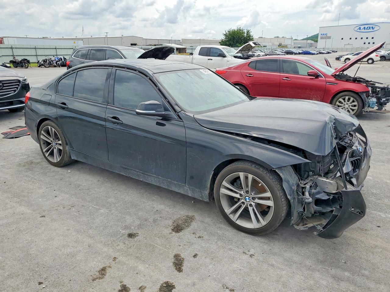 2015 Bmw 328 I Black vin: WBA3A5C54FF610839