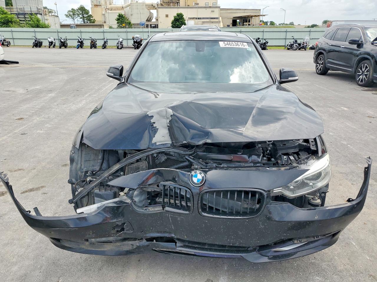 2015 Bmw 328 I Black vin: WBA3A5C54FF610839