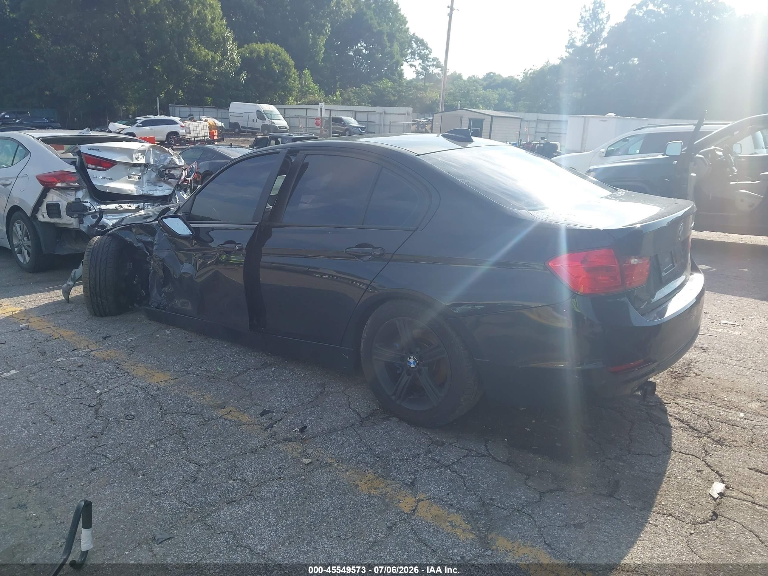 2012 Bmw 328i Black vin: WBA3A5C55CF256714
