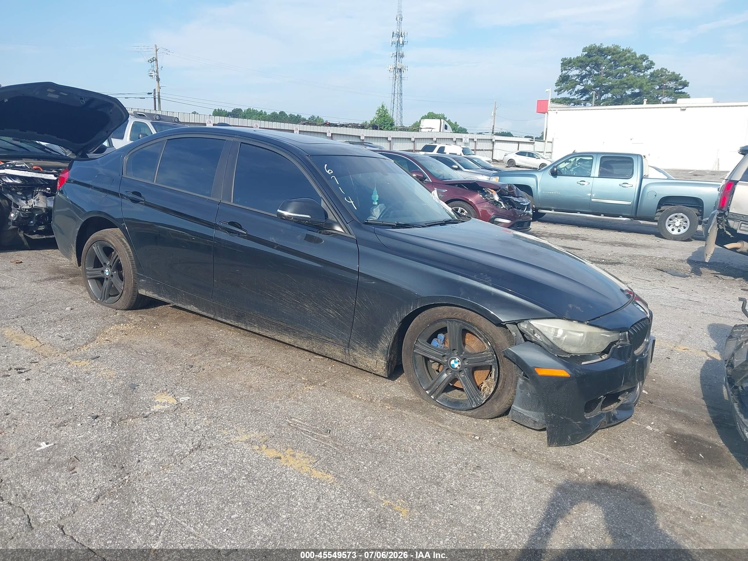 2012 Bmw 328i Black vin: WBA3A5C55CF256714