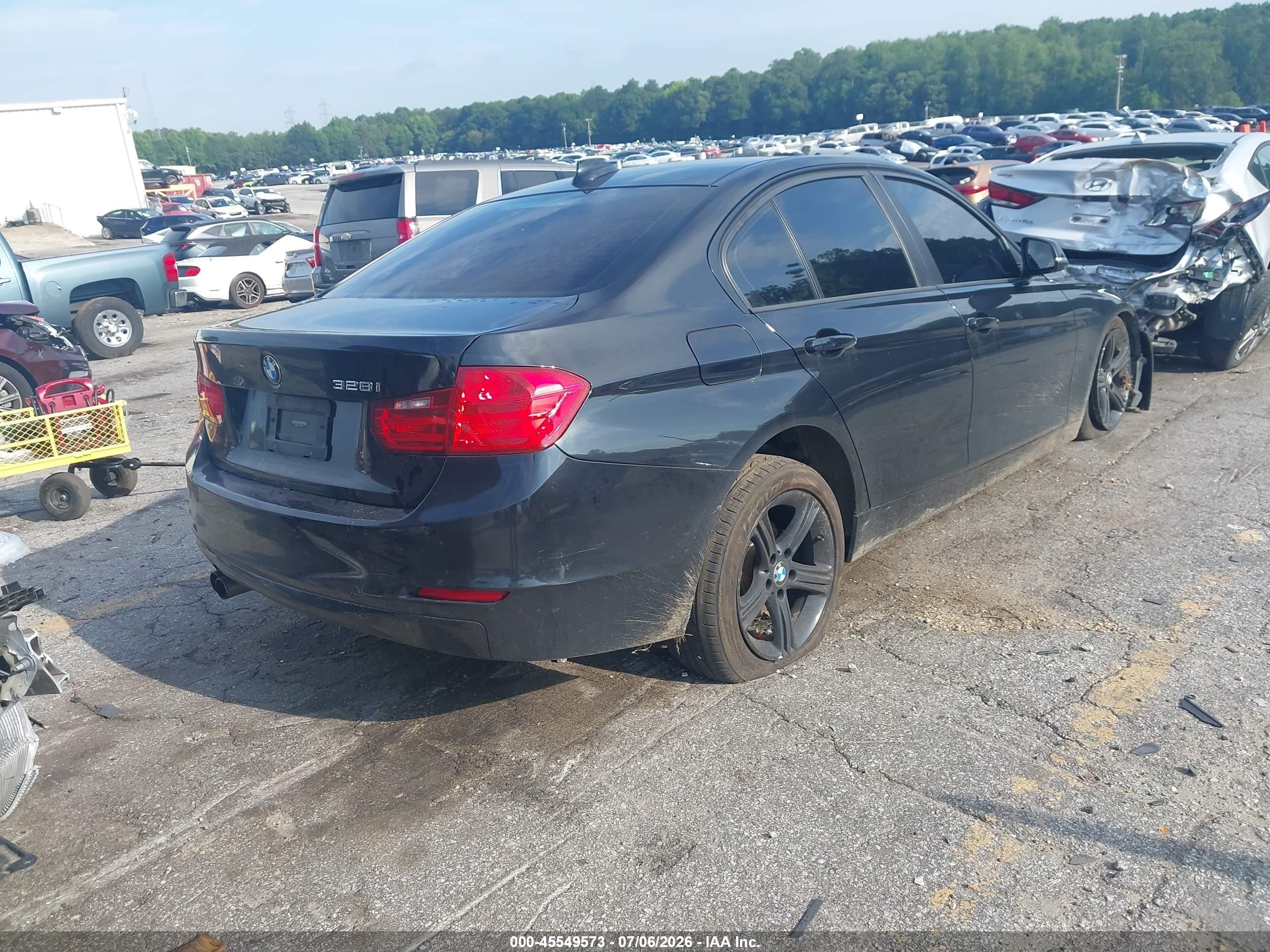 2012 Bmw 328i Black vin: WBA3A5C55CF256714