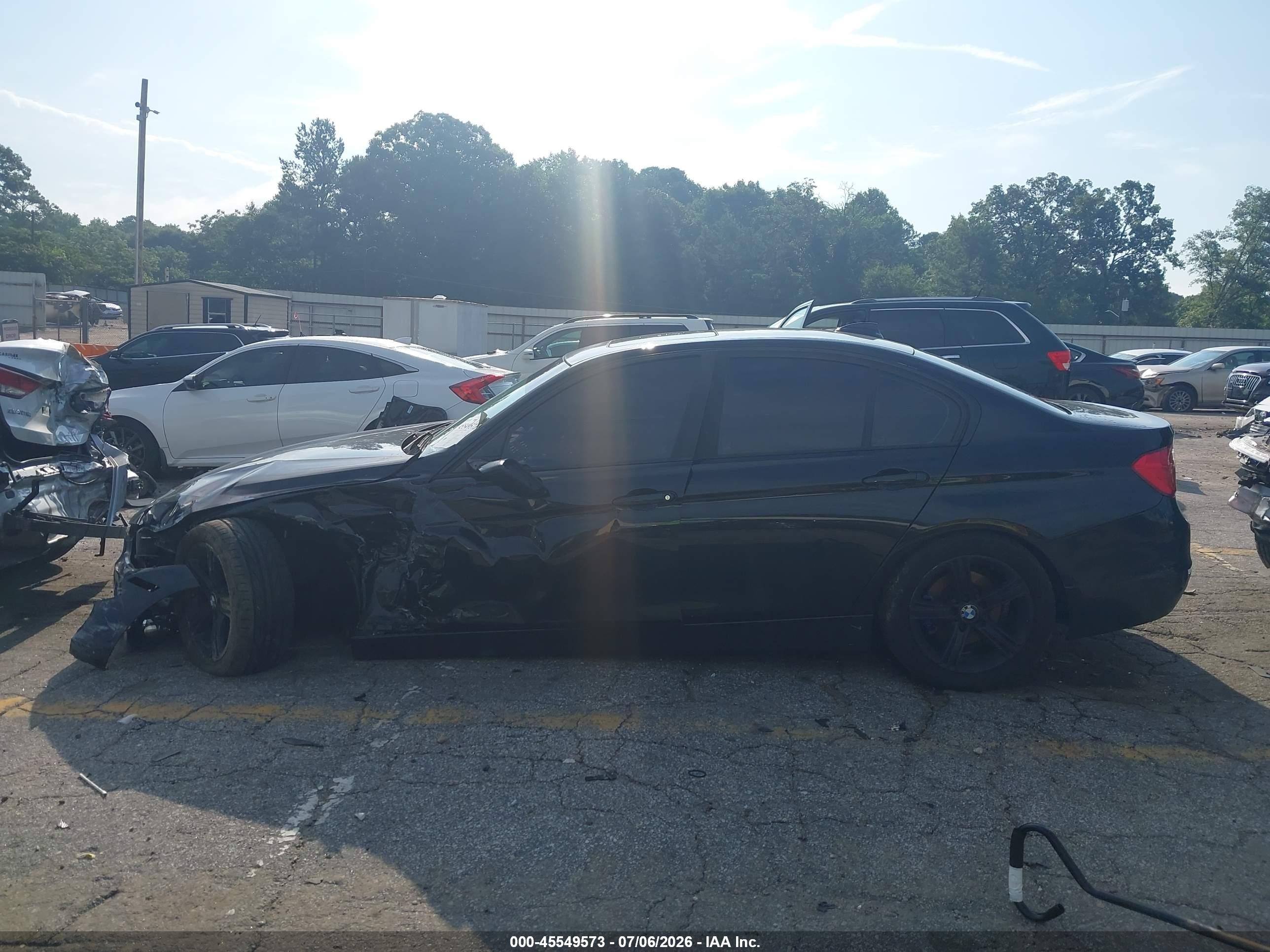 2012 Bmw 328i Black vin: WBA3A5C55CF256714