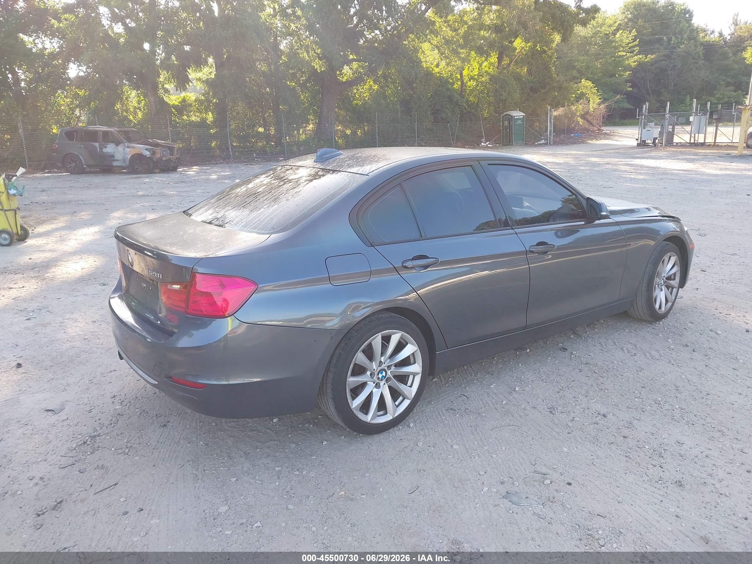 2012 Bmw 328i Gray vin: WBA3A5C55CF341293