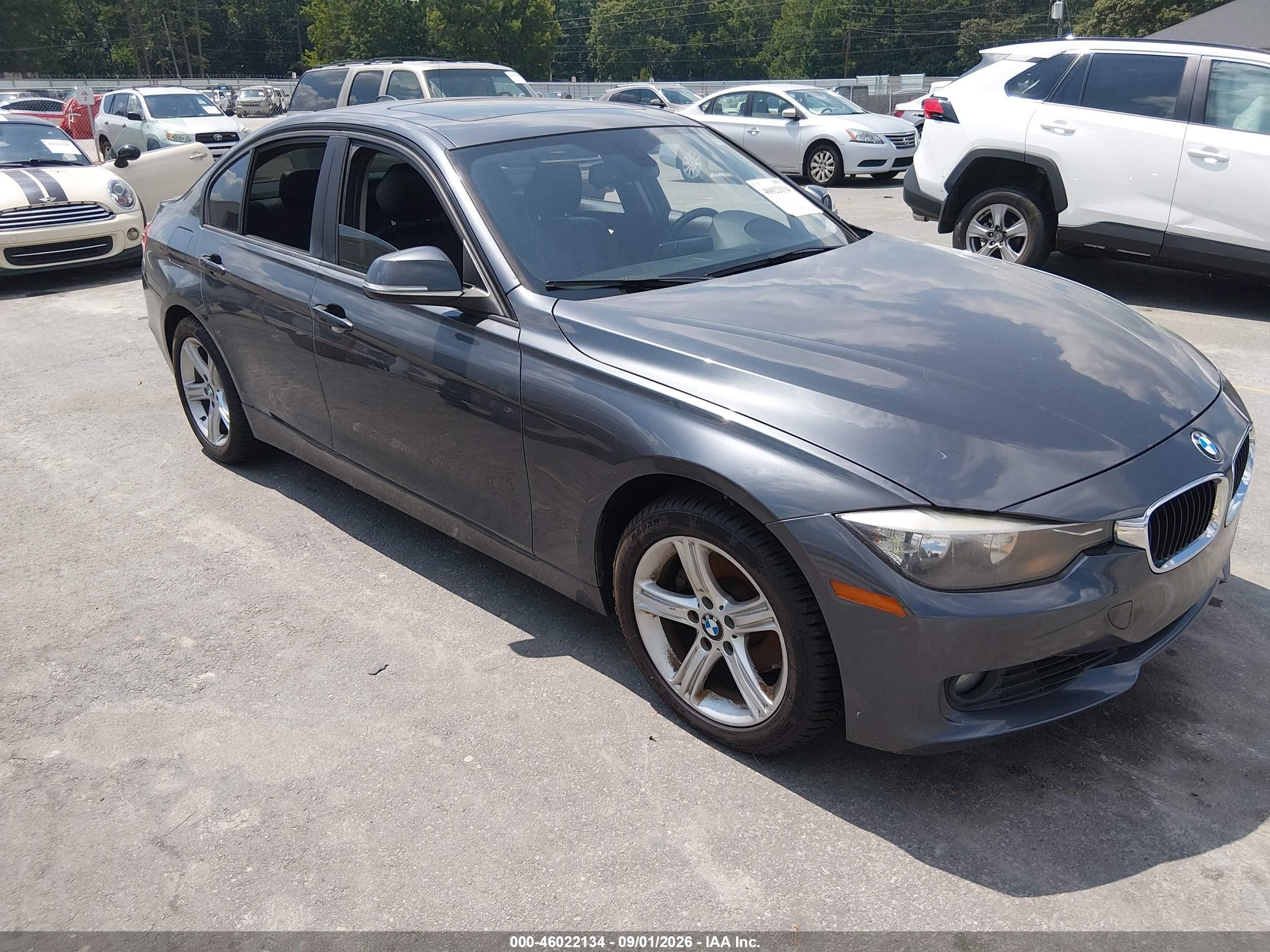 2012 Bmw 328i   Gray vin: WBA3A5C55CF345165