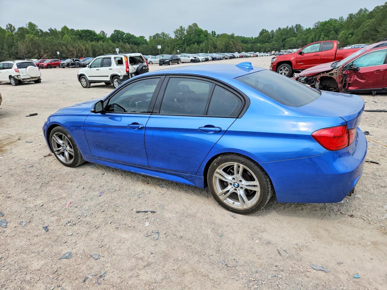 2013 Bmw 328 I Blue vin: WBA3A5C55DF350349