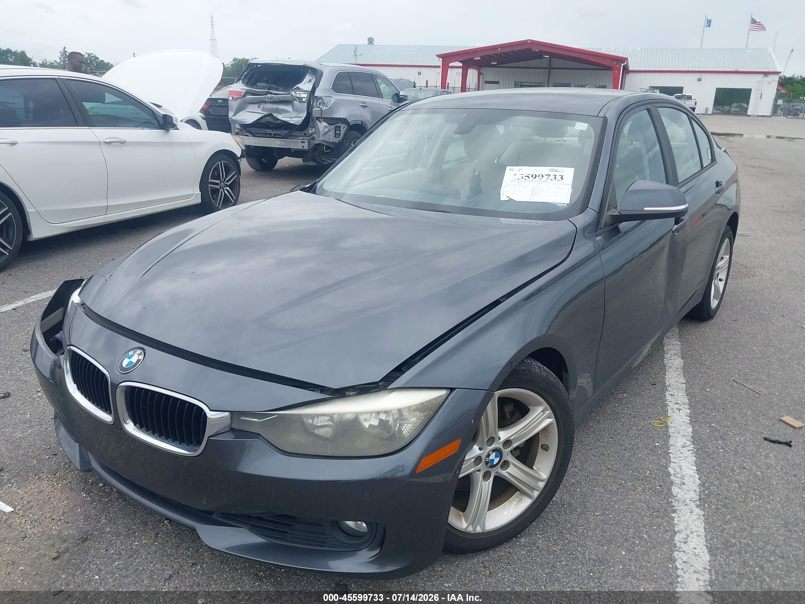 2013 Bmw 328i   Gray vin: WBA3A5C55DF356295