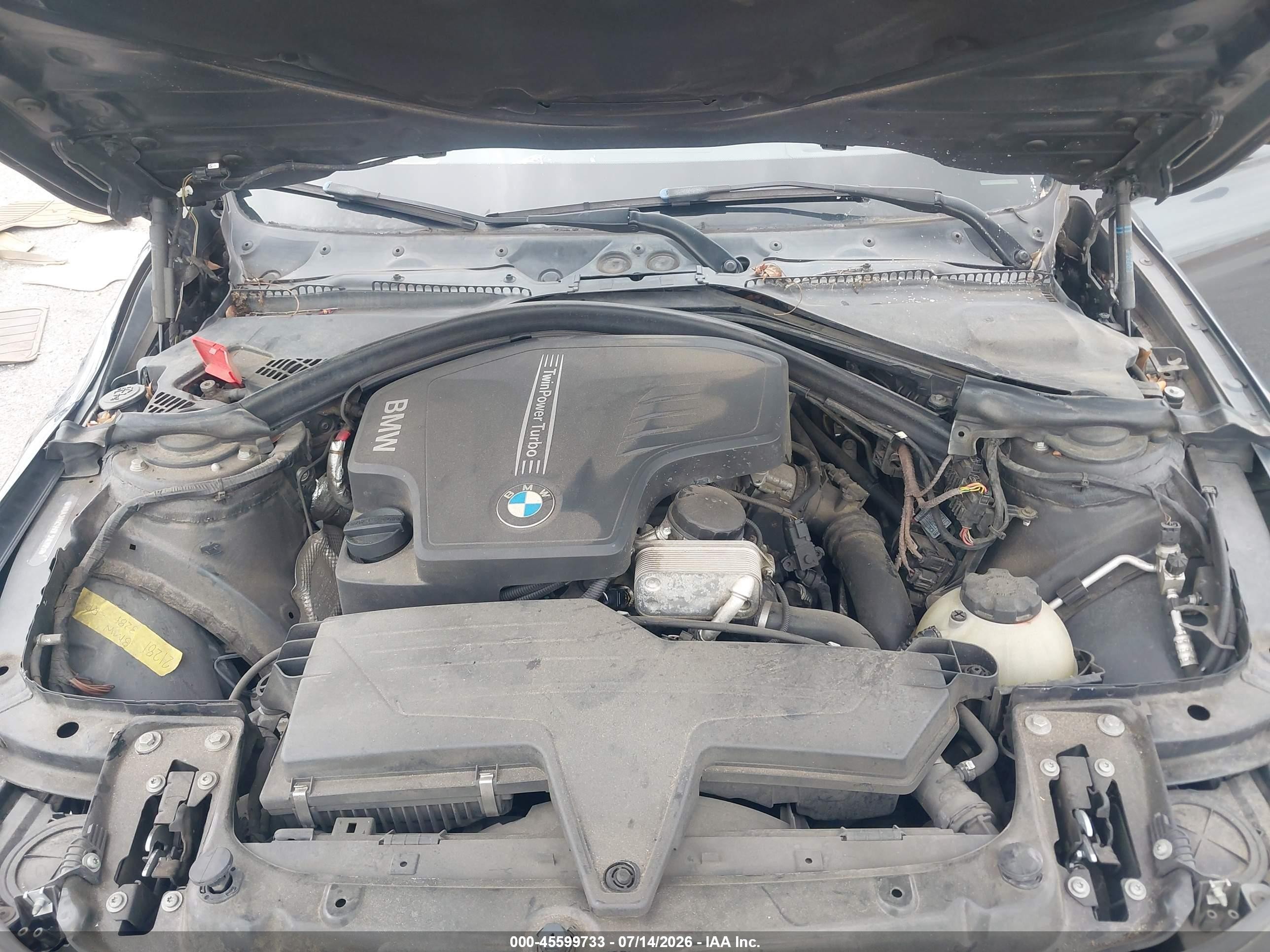 2013 Bmw 328i   Gray vin: WBA3A5C55DF356295