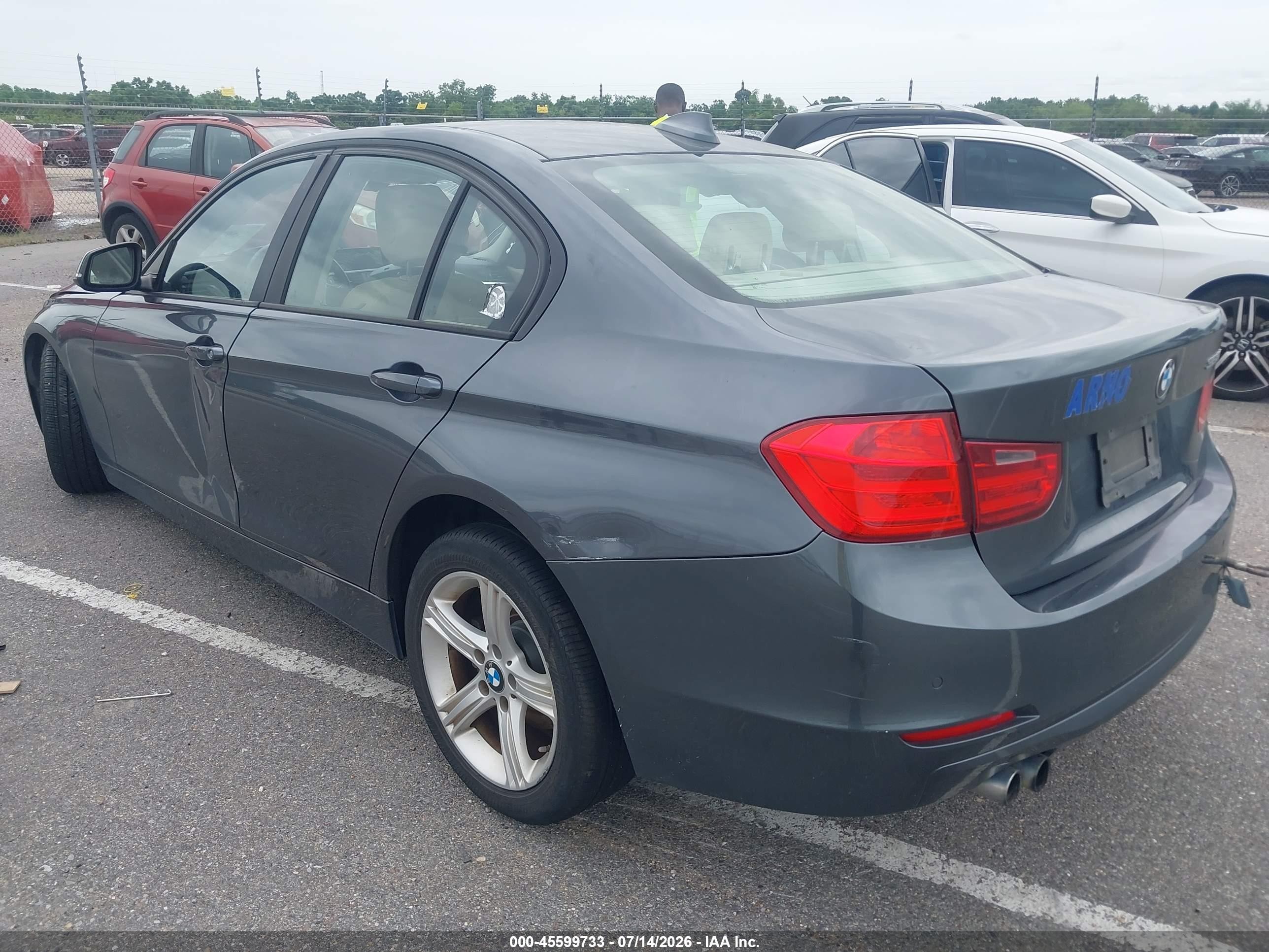 2013 Bmw 328i   Gray vin: WBA3A5C55DF356295