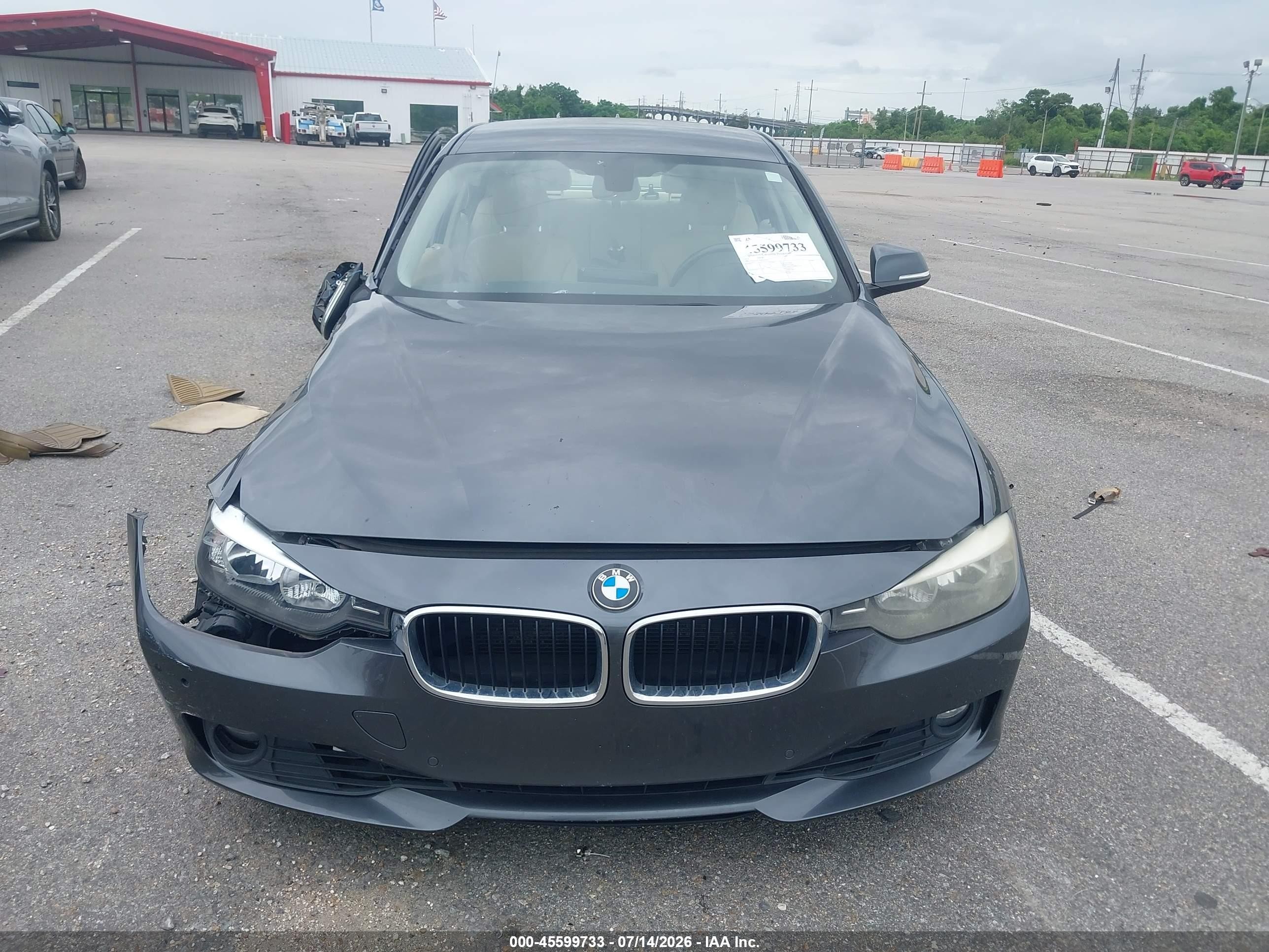 2013 Bmw 328i   Gray vin: WBA3A5C55DF356295