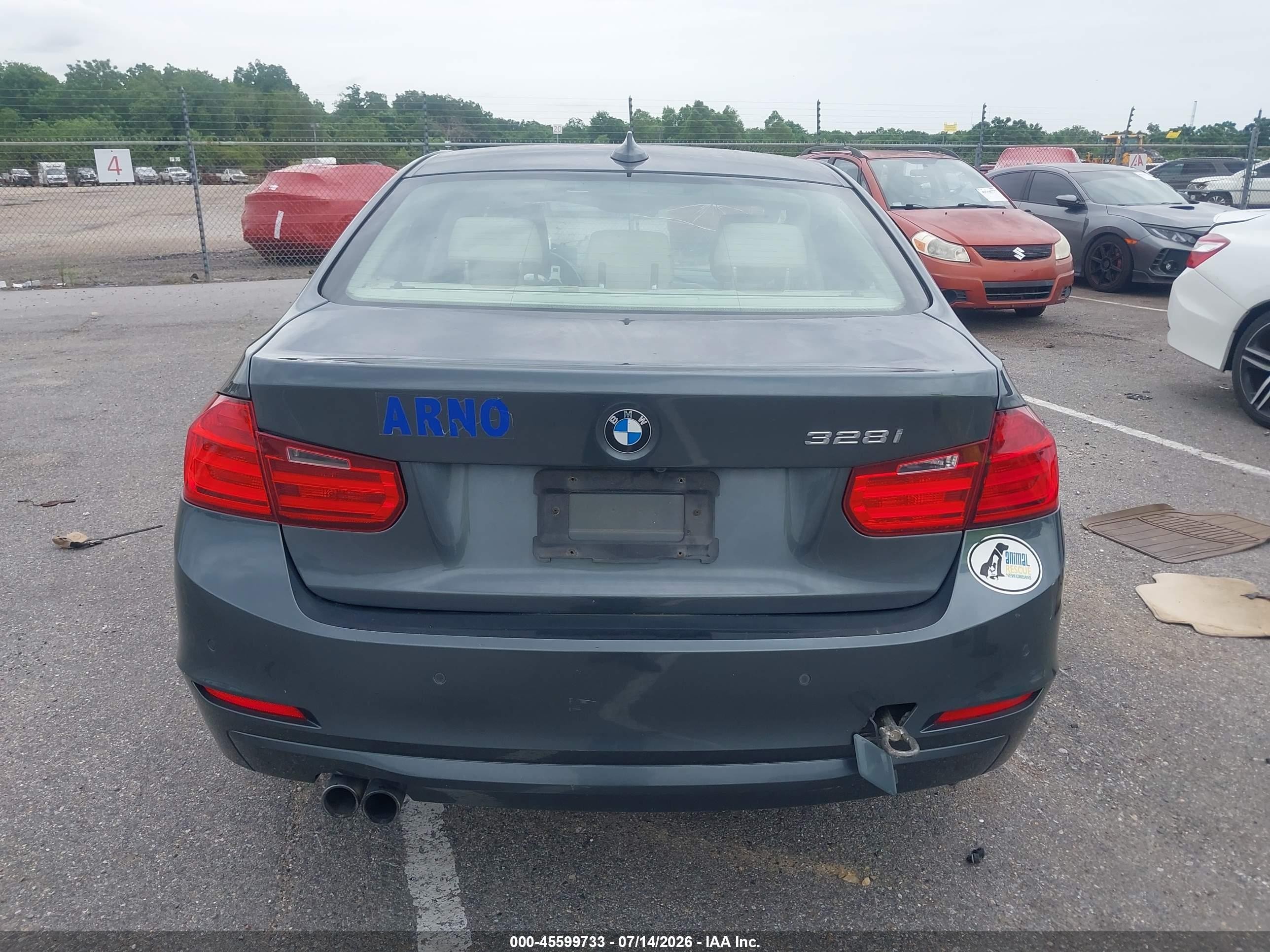 2013 Bmw 328i   Gray vin: WBA3A5C55DF356295