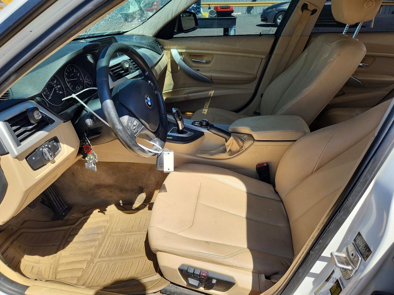 2013 Bmw 328 I White vin: WBA3A5C55DF359147