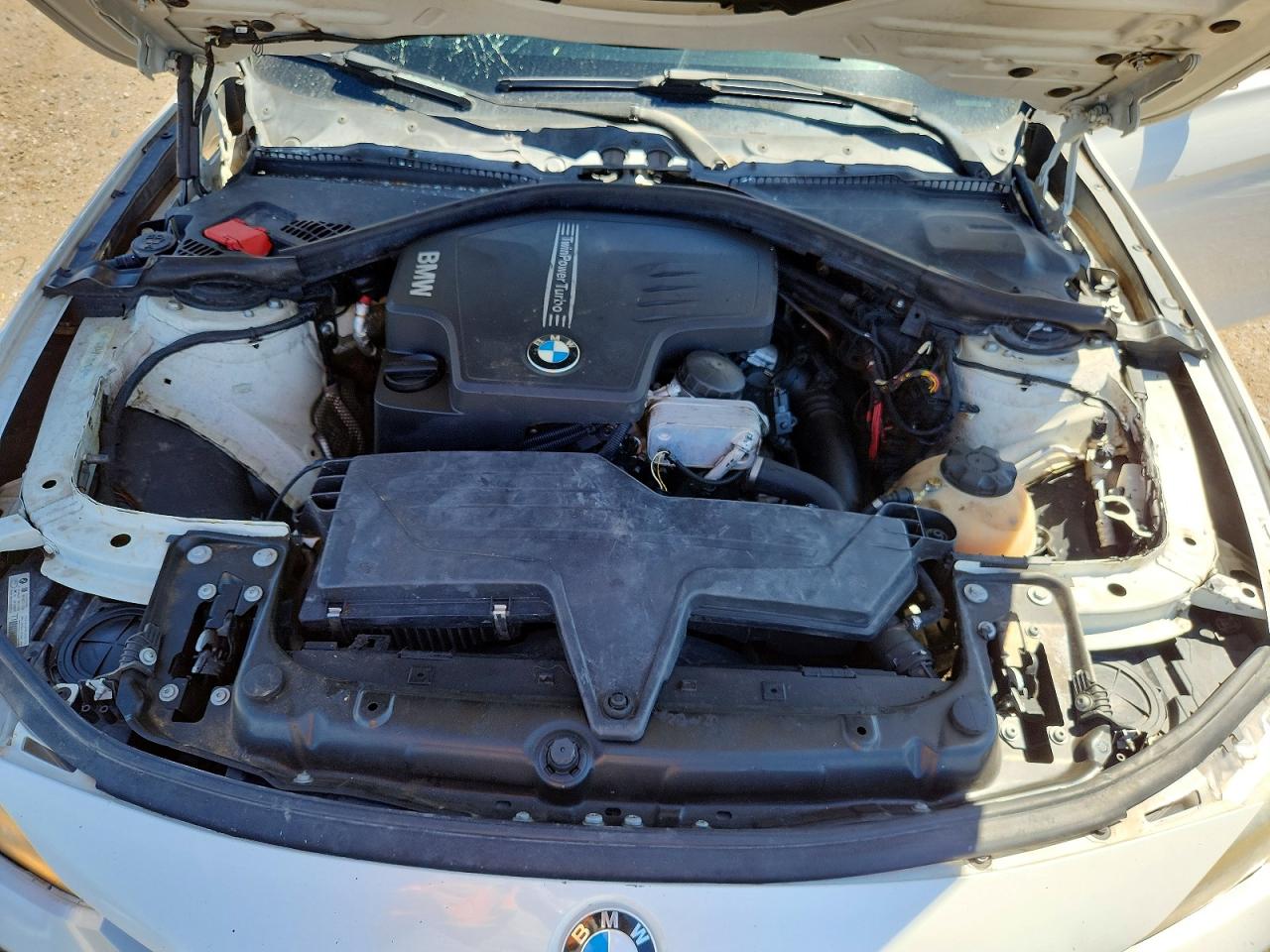 2013 Bmw 328 I White vin: WBA3A5C55DF359147