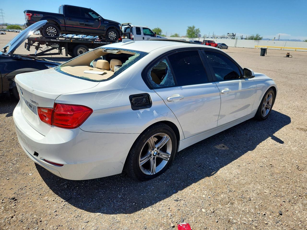2013 Bmw 328 I White vin: WBA3A5C55DF359147