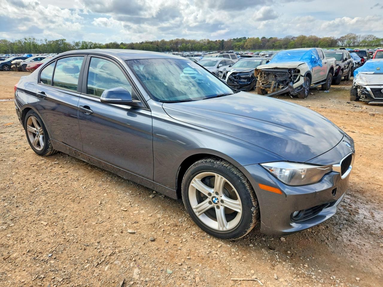2013 Bmw 328 I Gray vin: WBA3A5C55DJ461982