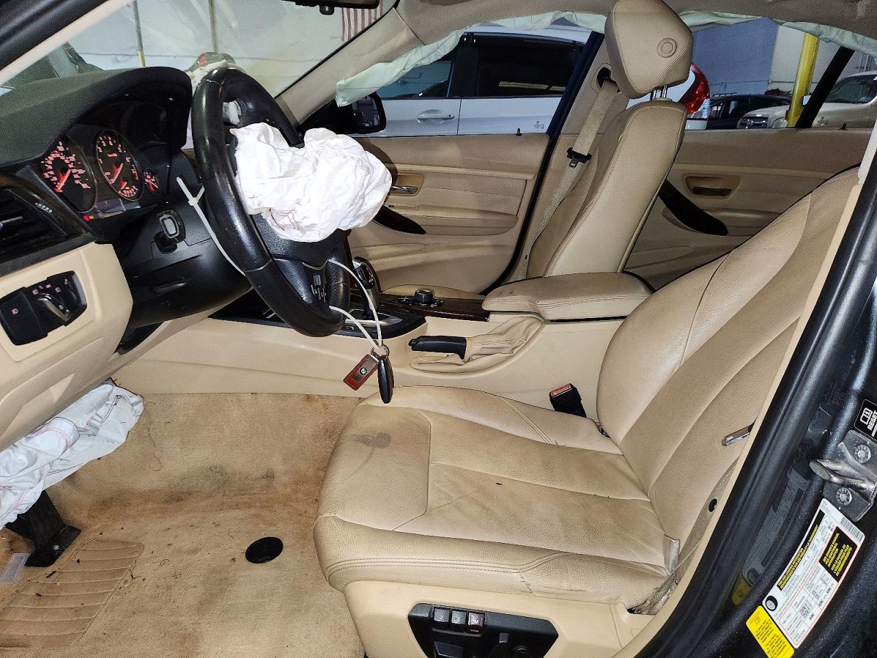 2014 Bmw 328 I Gray vin: WBA3A5C55EJ464642